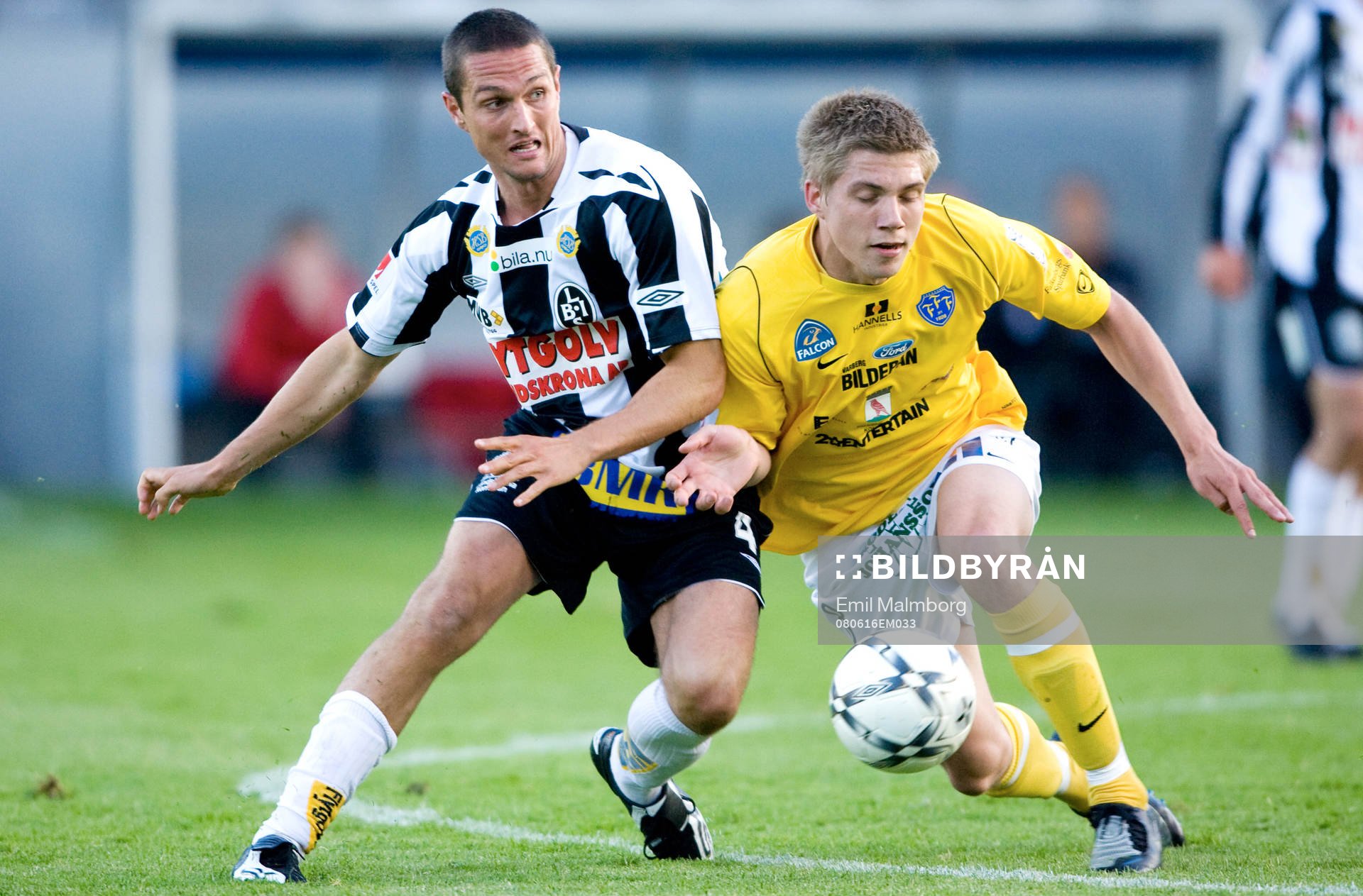  Andrew Kelly, Landskrona och Mikael Boman, Falkenberg.