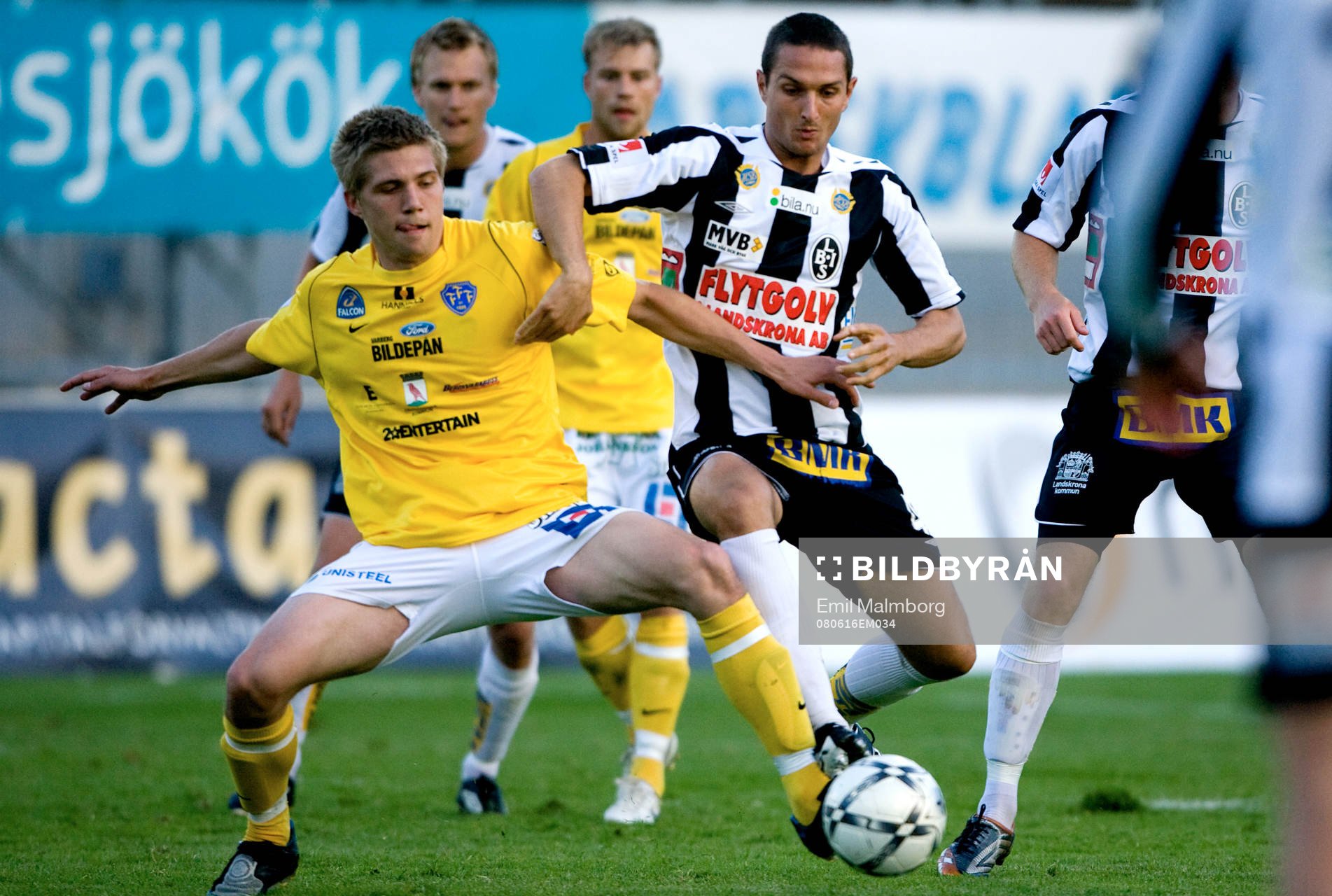 Andrew Kelly, Landskrona och Mikael Boman, Falkenberg