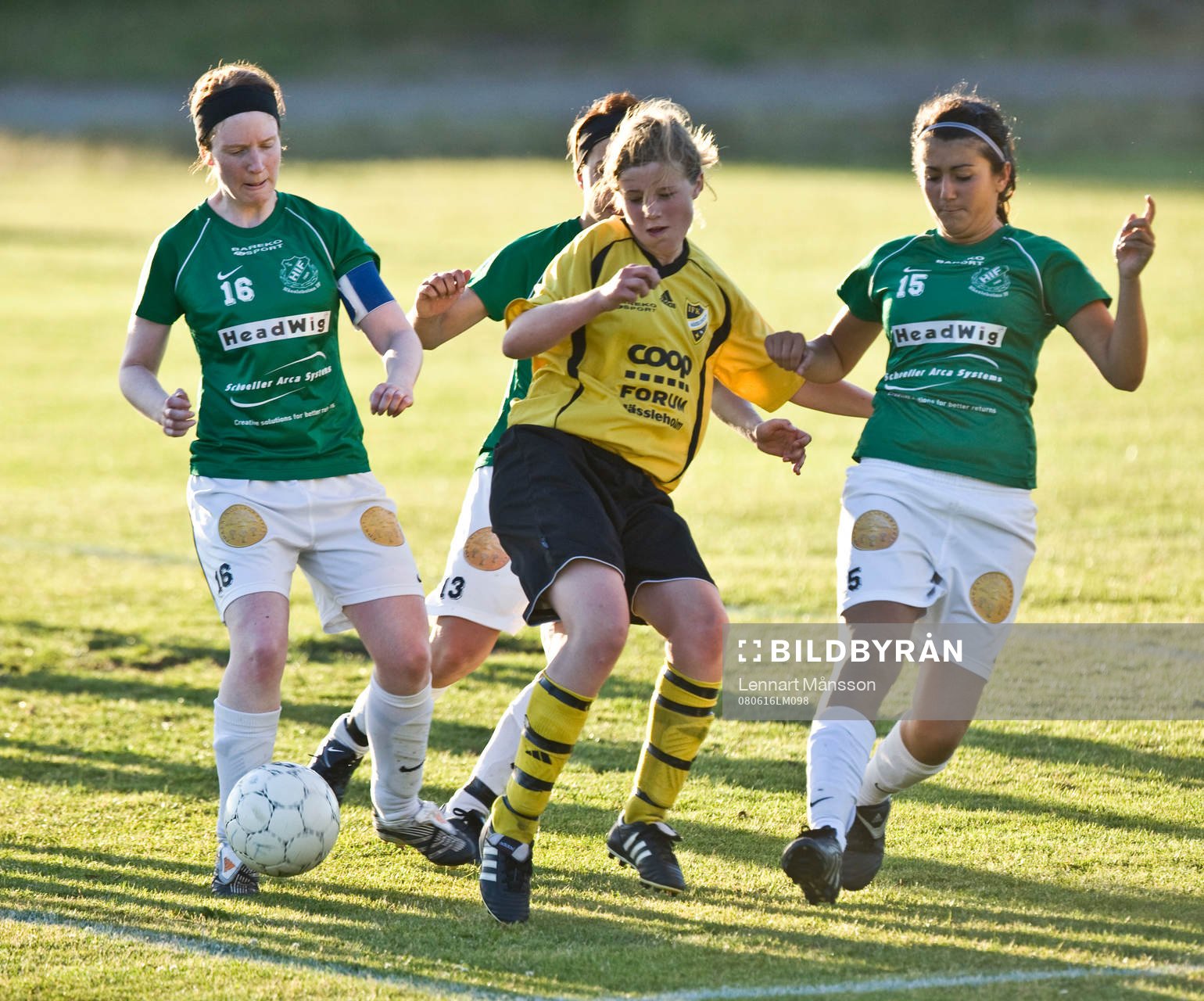 Fotboll, dam, småklubb, Hässleholms IF - IFK Hässleholm