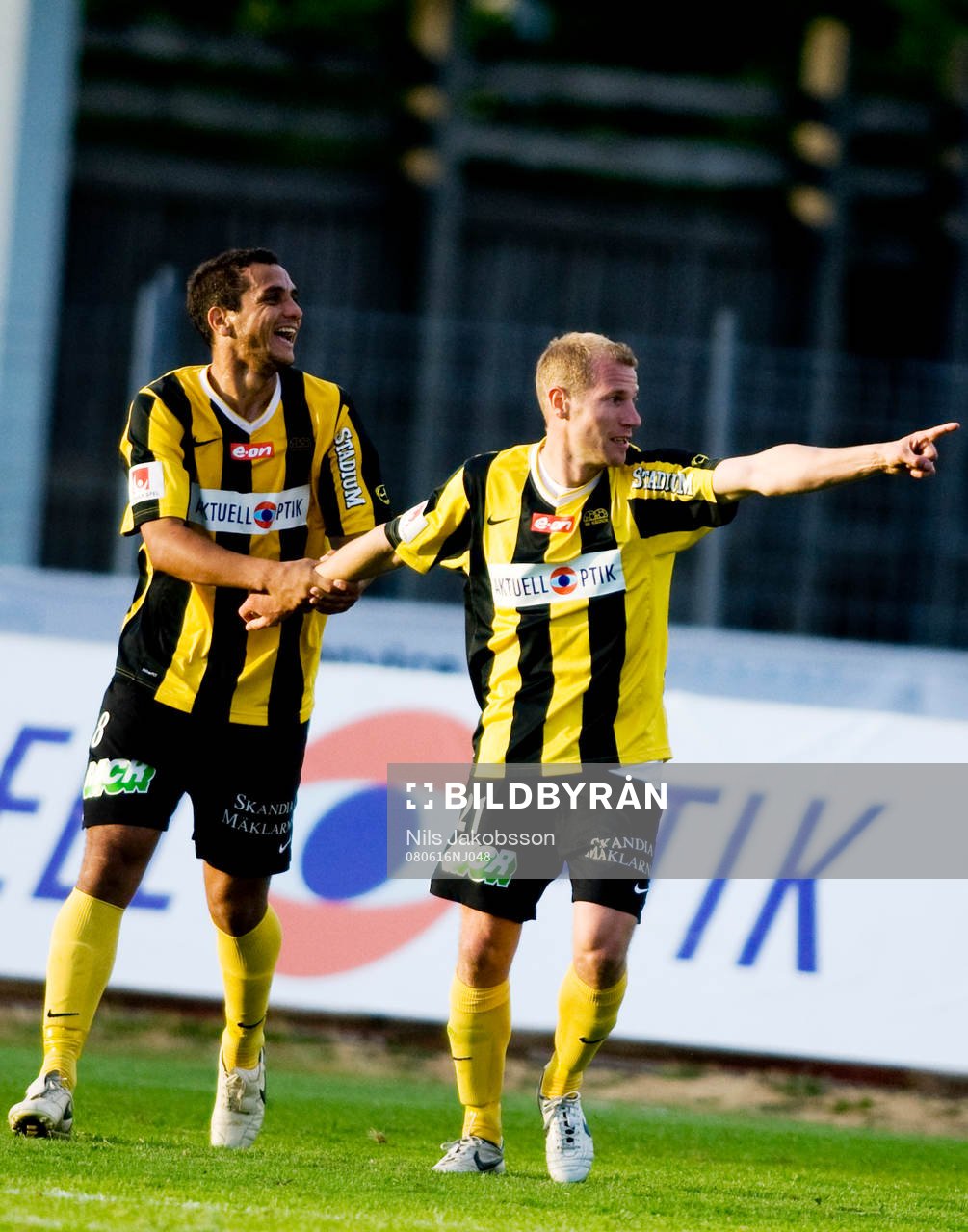 Everton dos Santos Costa, Jonas Henriksson, Häcken, jubel