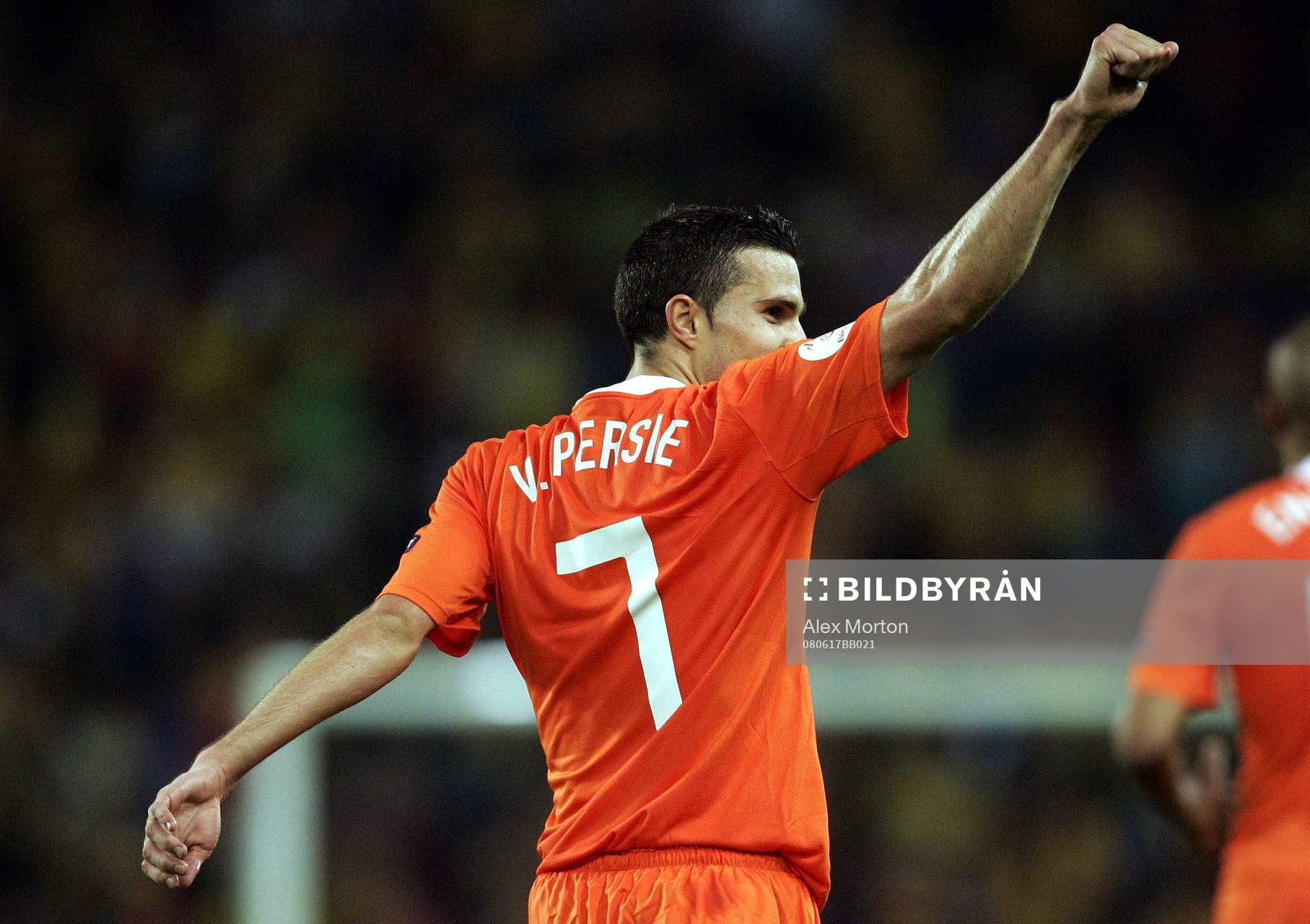 Robin Van Persie, jubel