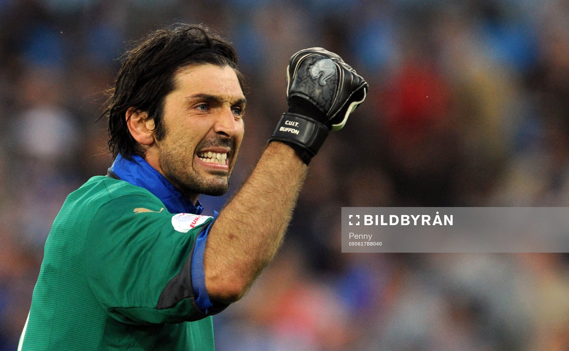 Gianluigi Buffon, målvakt, jubel