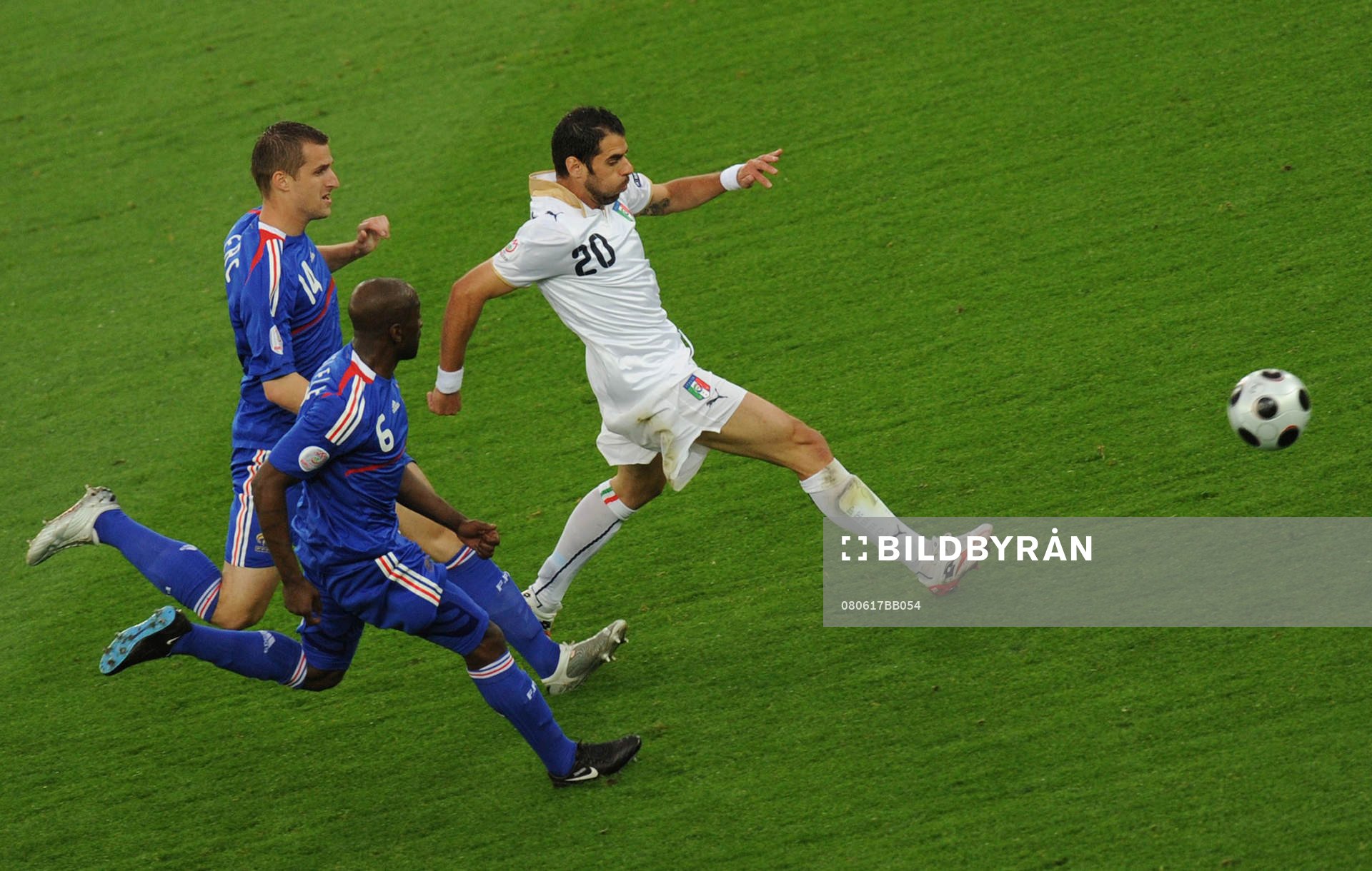  Clerc och Makelele, Frankrike, Perrotta, Italien.