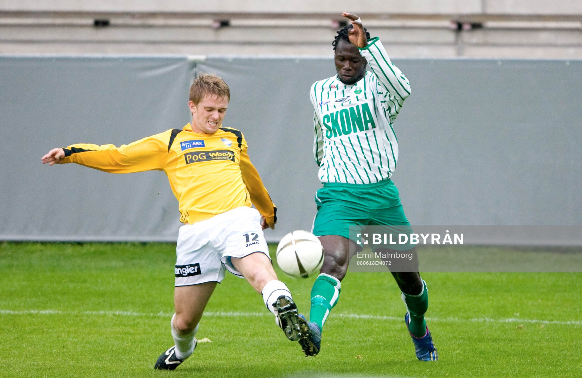 Joakim Svensson, IFK Malmö och Mustapha Minteh, Västra
