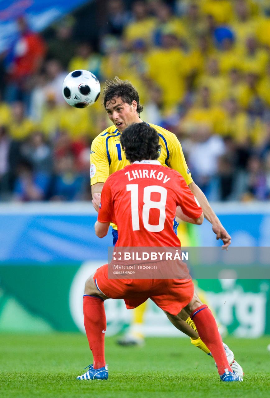 Johan Elmander, Sverige och Yuri Zhirkov, Ryssland
