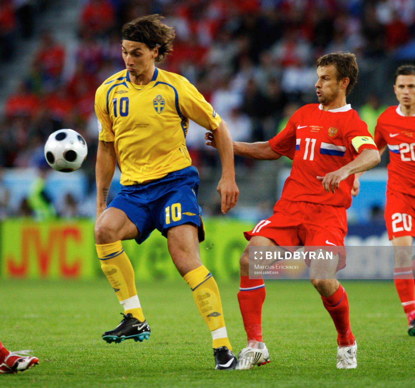 Zlatan Ibrahimovic, Sverige och Sergei Semak, Ryssland