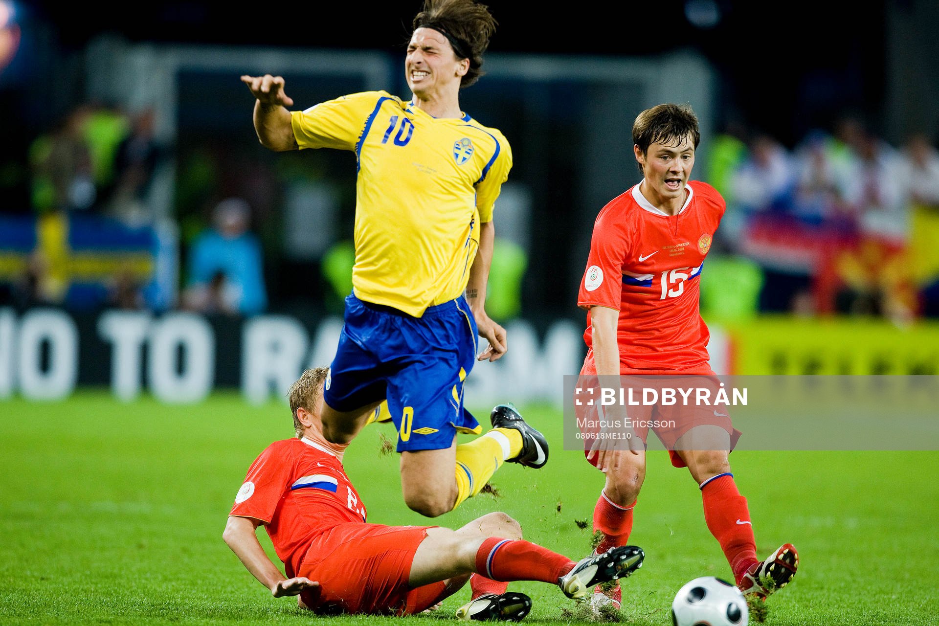 Zlatan Ibrahimovic, Sverige, fälls illa
