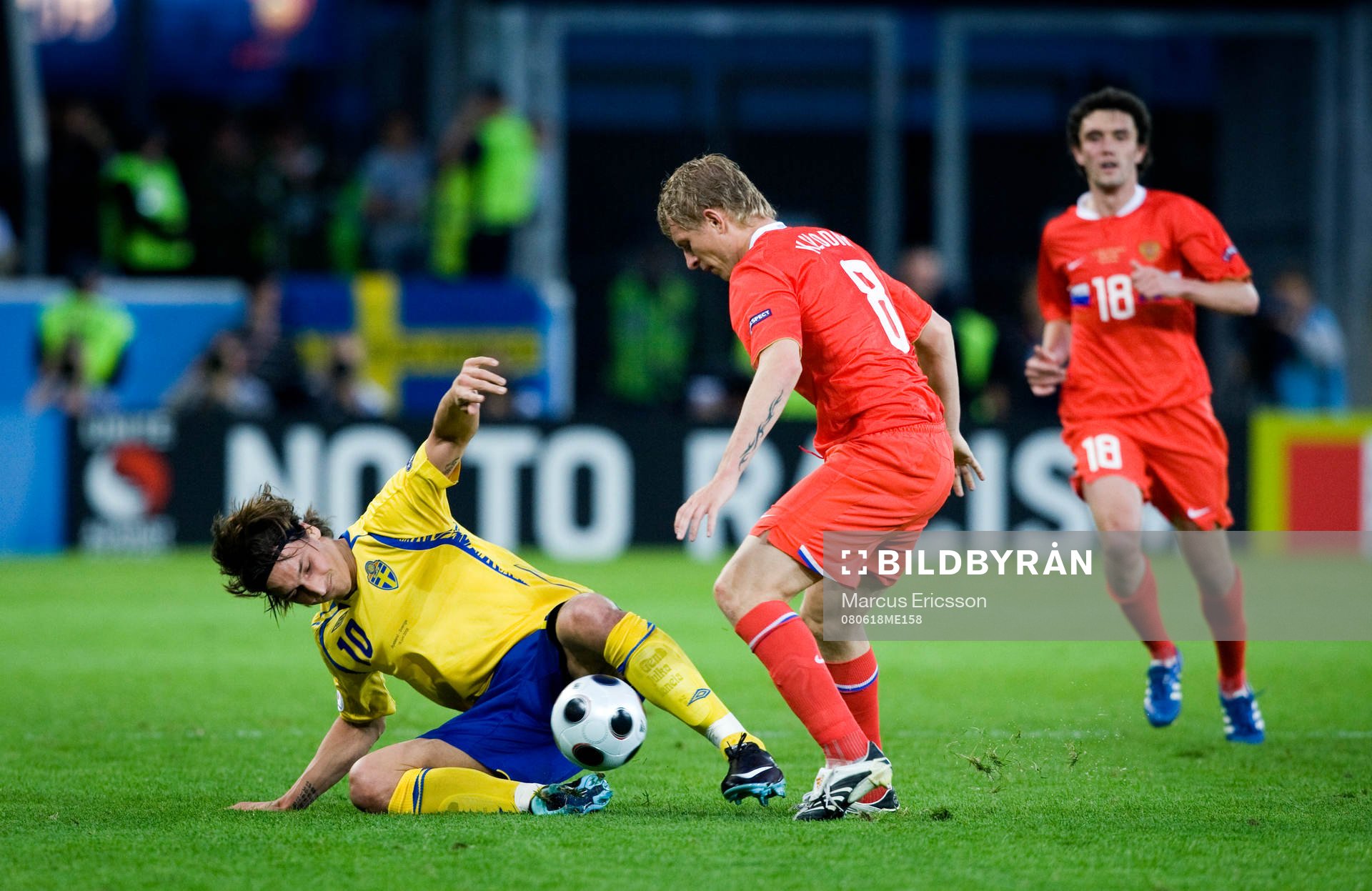 Zlatan Ibrahimovic, Sverige och Denis Kolodin, Ryssland