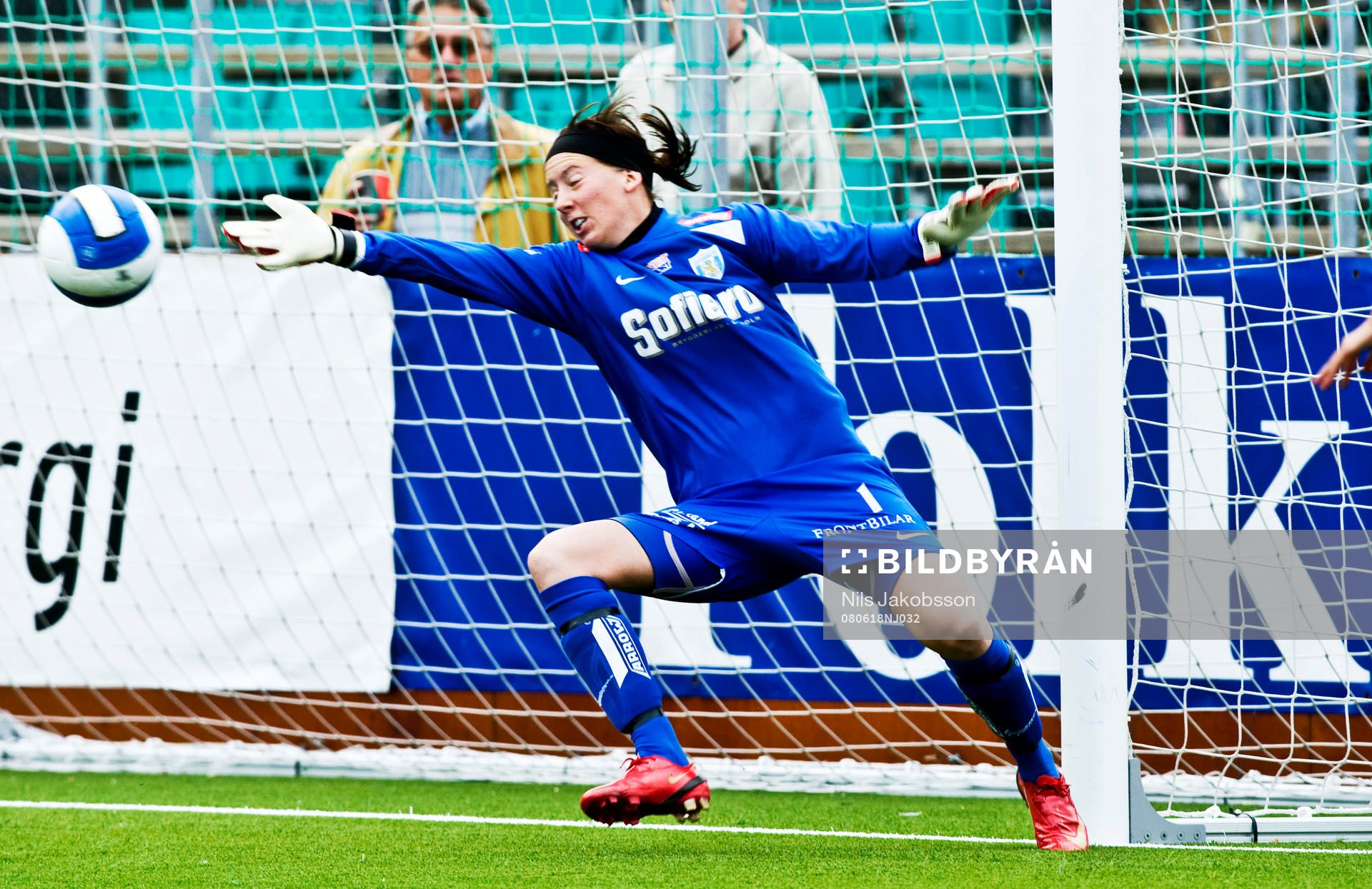 Jenny Olsson, målvakt, Göteborg släpper in 0-1