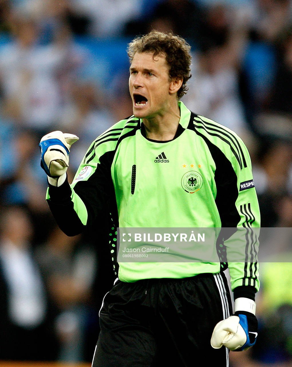 Jens Lehmann, målvakt, Tyskland, jubel