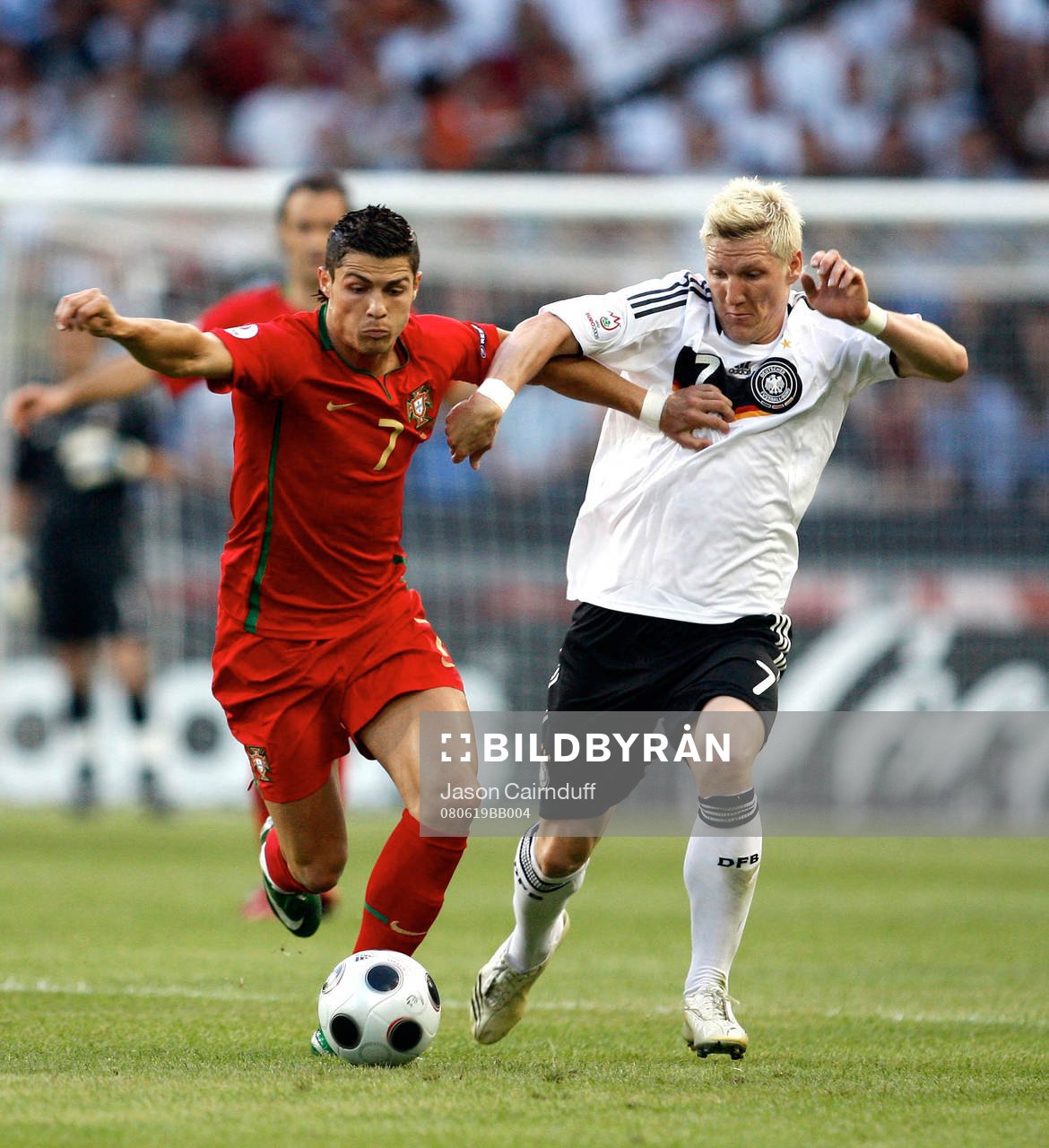 Cristiano Ronaldo och Bastian Schweinsteiger