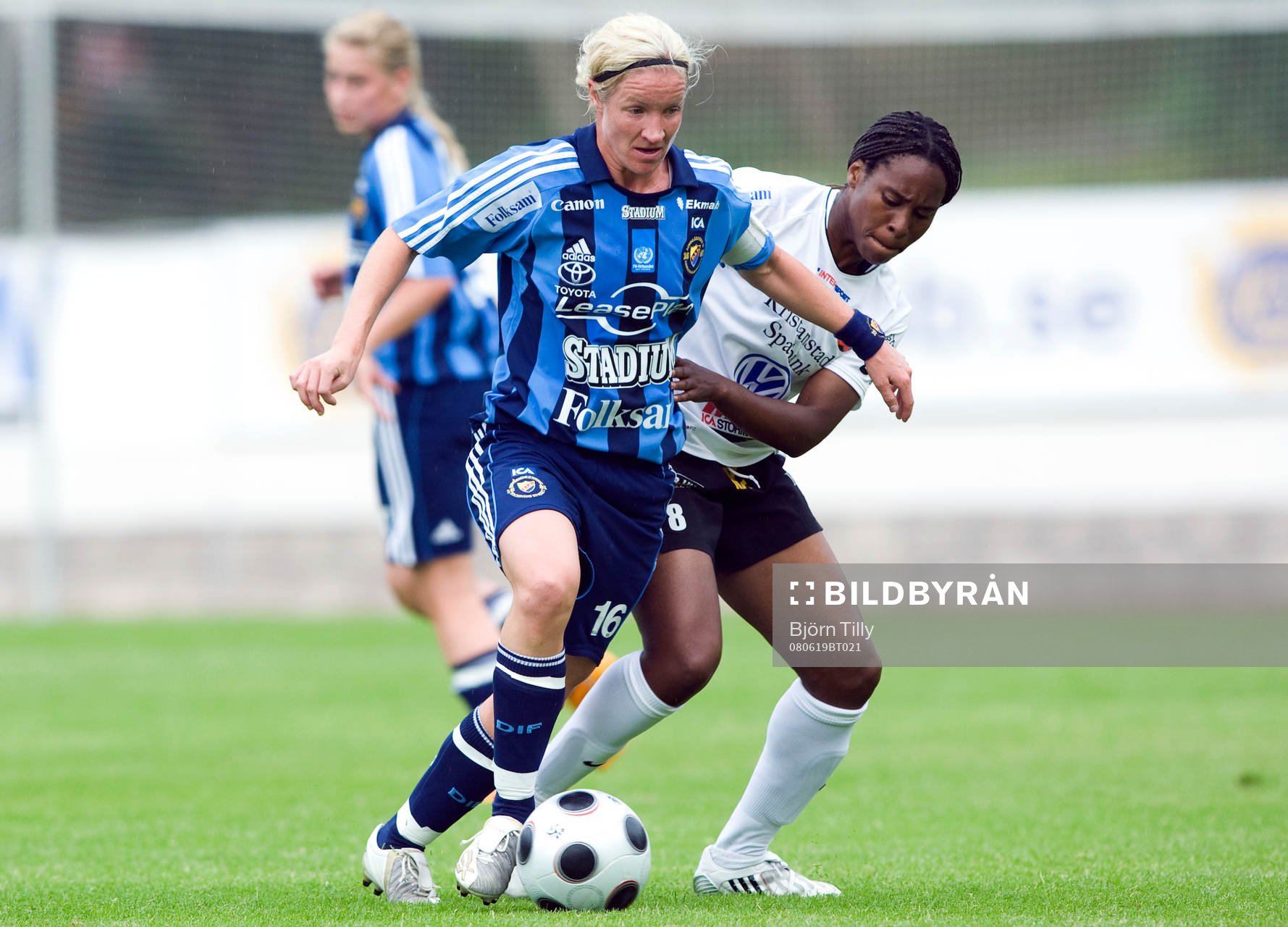 Victoria Svensson, Djurgården och Efiome Dieke,