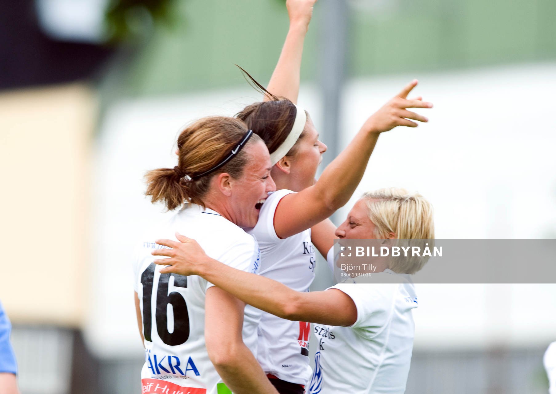 Frida Petersson, Susanne Moberg, Therese Björck,