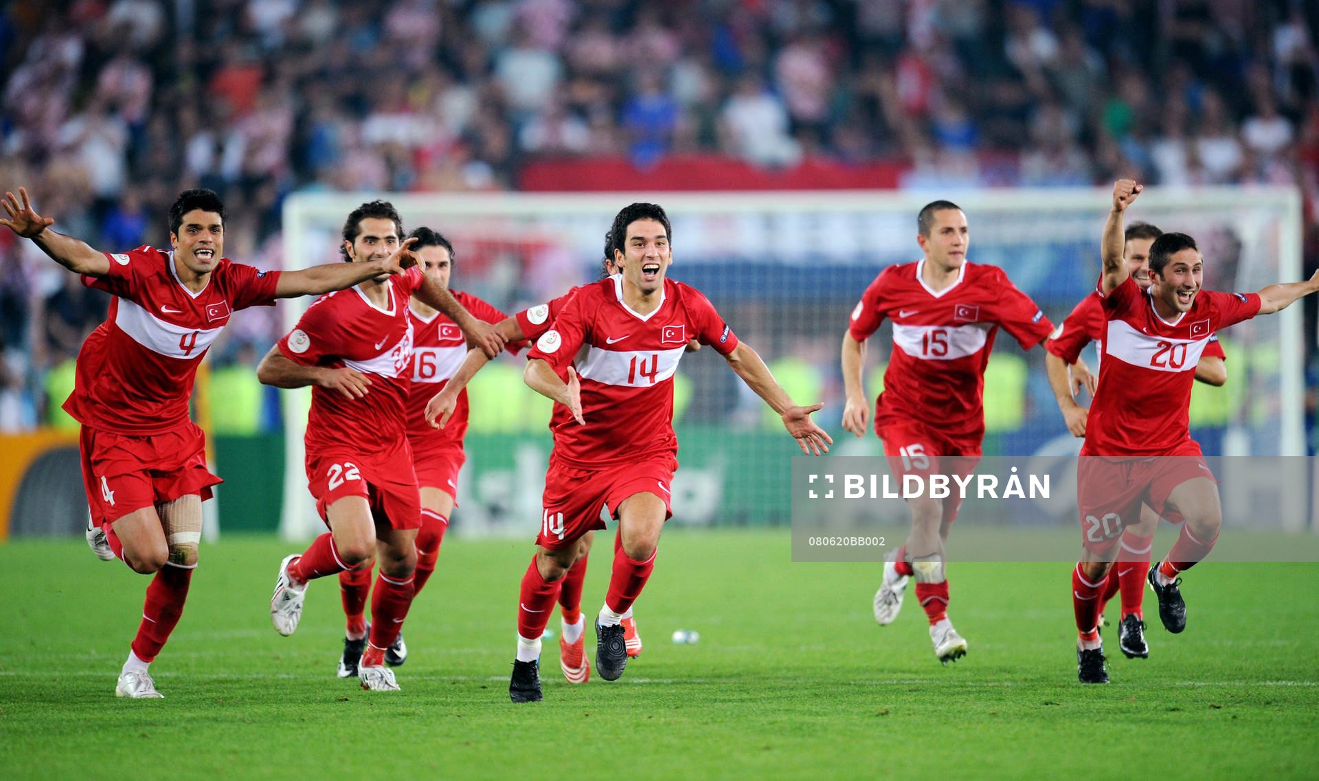 Goekhan Zan, Hamit Altintop, Arda Turan, Emre Asik och