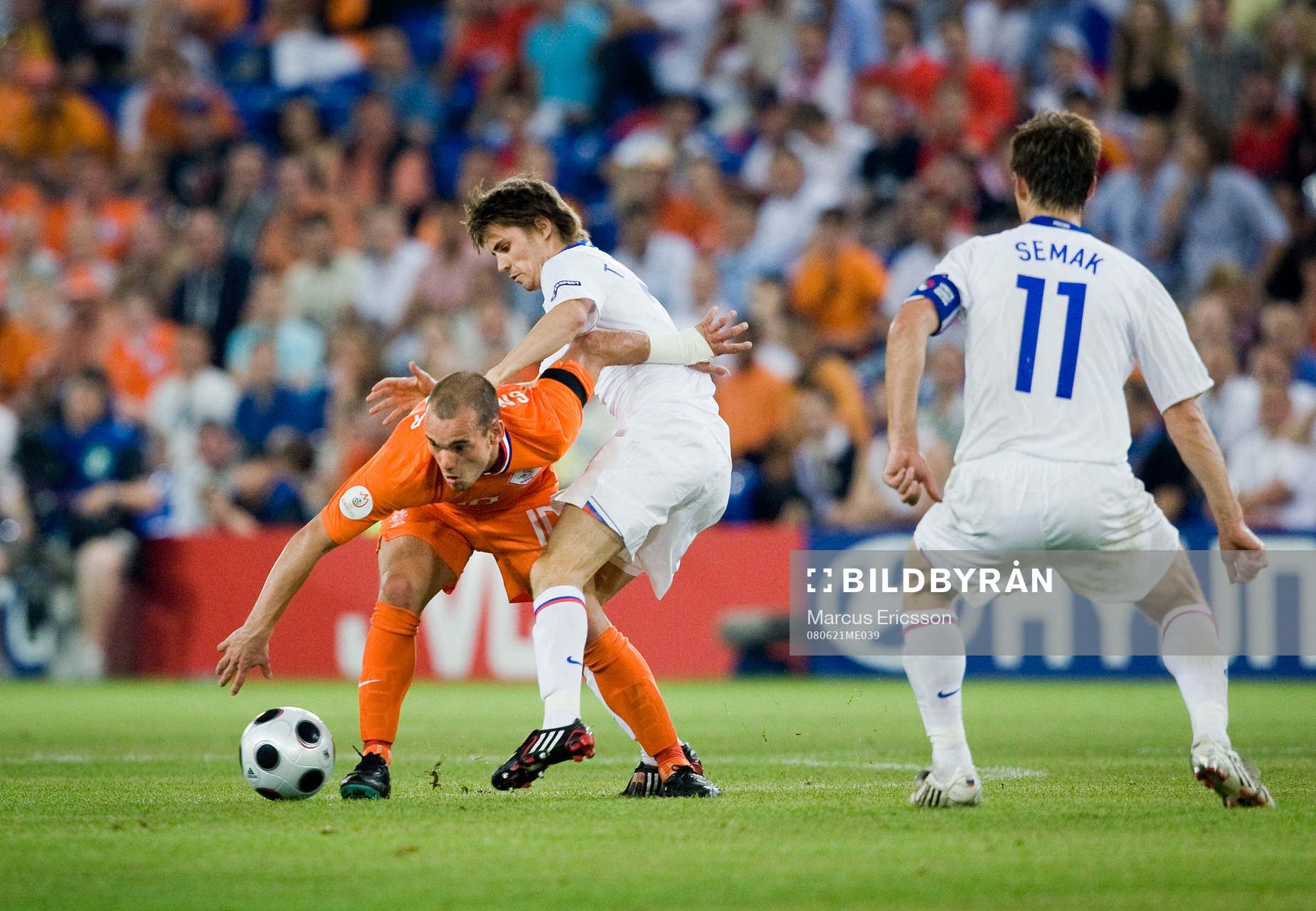  Wesley Sneijder, Holland och Dmitri Torbinski, Ryssland, 