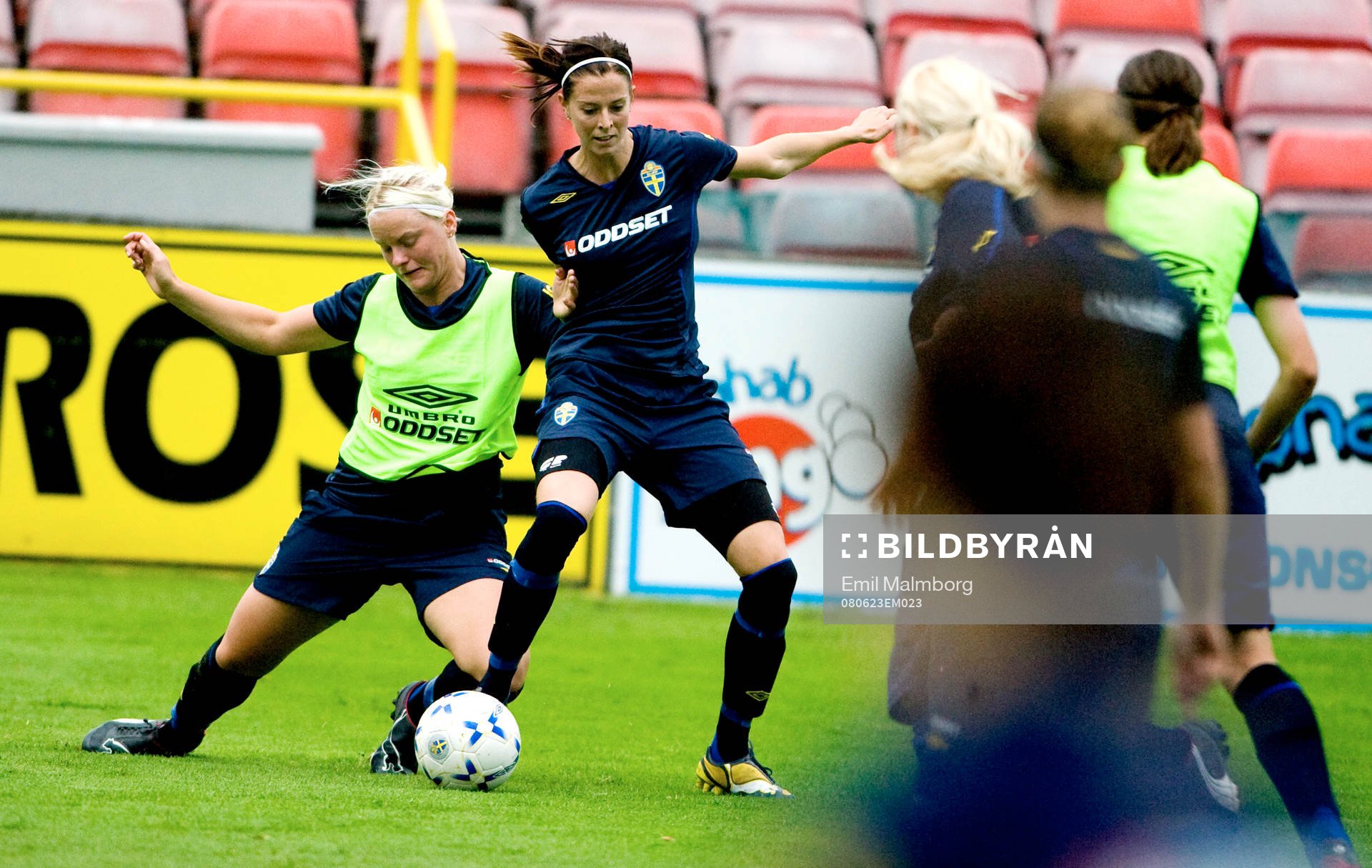 Nilla Fischer och Lotta Schelin