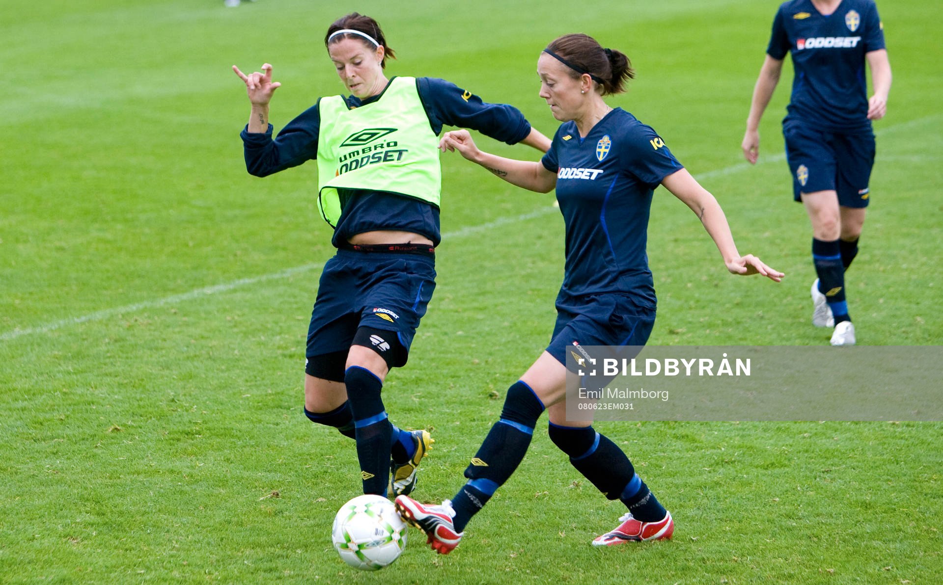 Lotta Schelin och Therese Sjögran