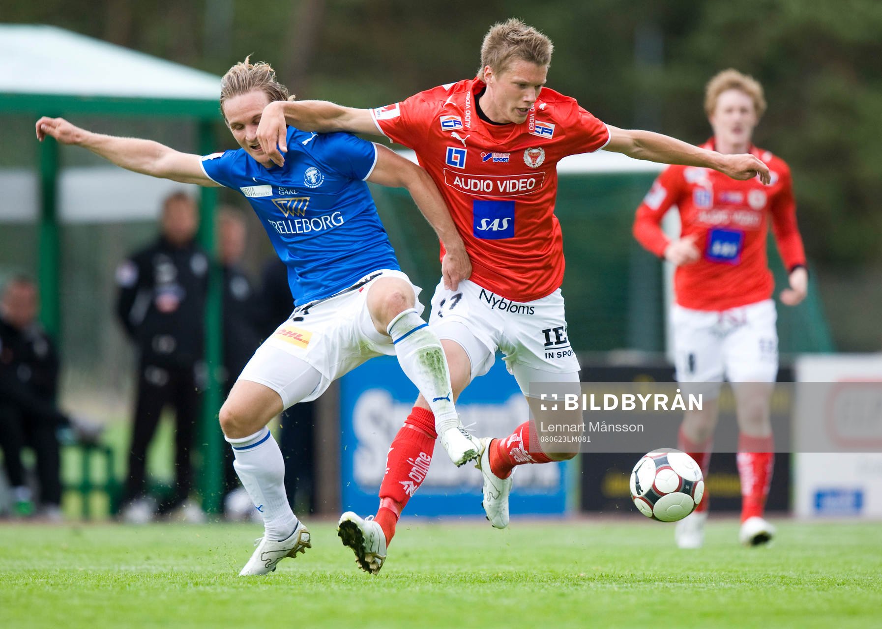 Jonas Bjurström, Trelleborg försöker stoppa Victor Elm,