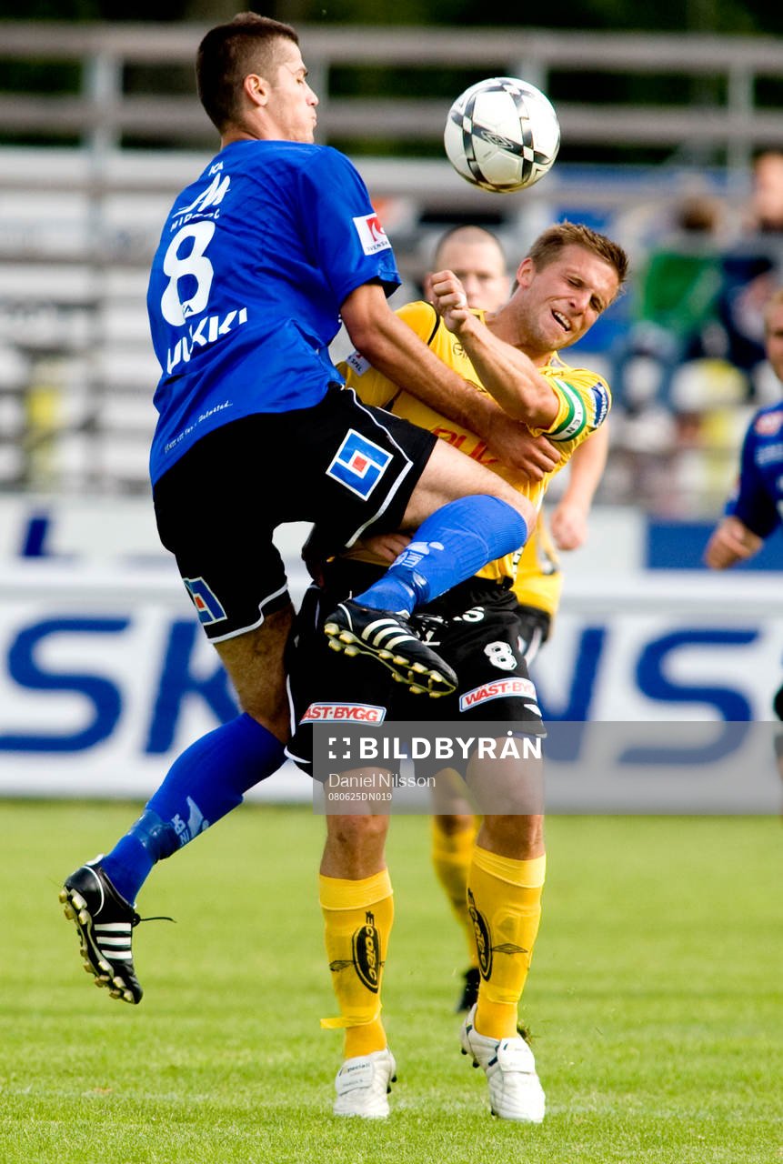 Anders Svensson, Elfsborg och Ajsel Kujovic, Halmstad
