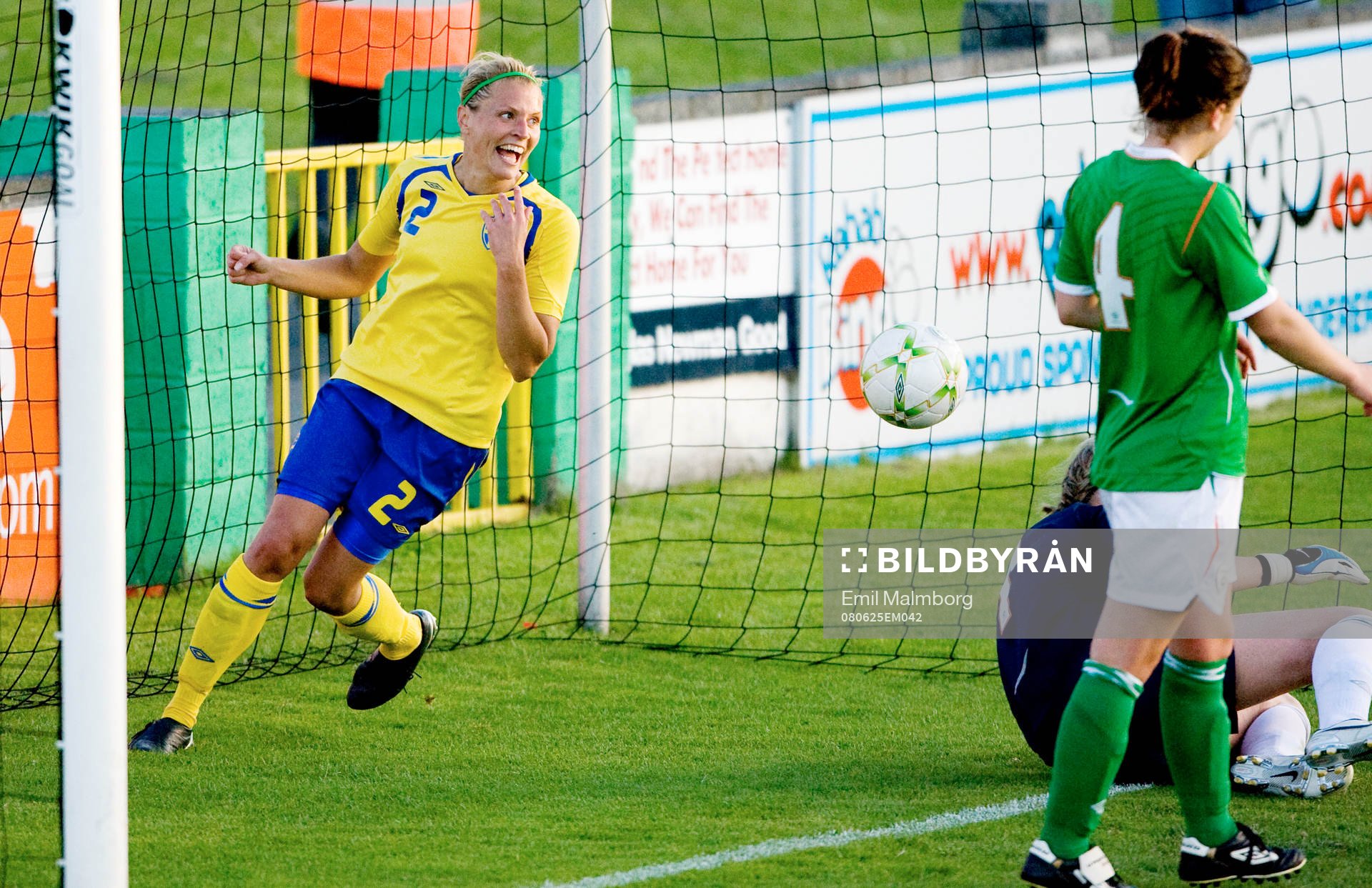 Karolina Westberg, Sverige, jubel