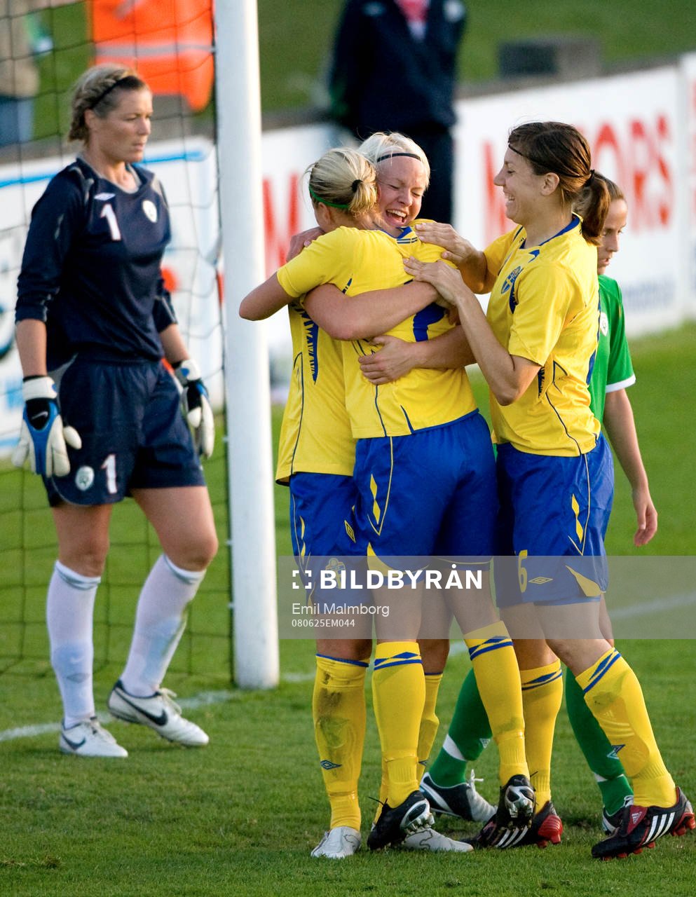 Karolina Westberg, Sverige, jubel