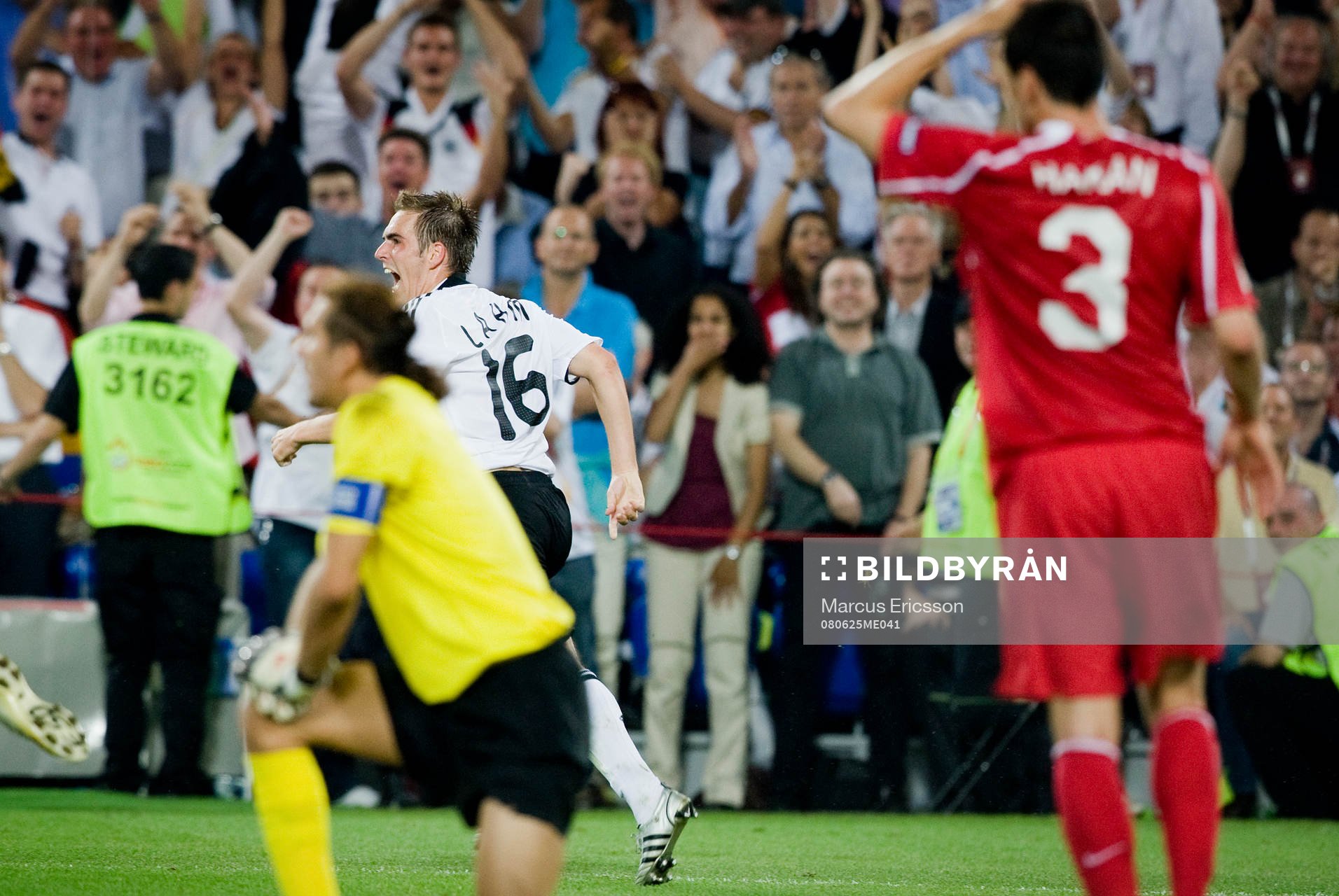  Philipp Lahm, Tyskland, jubel.