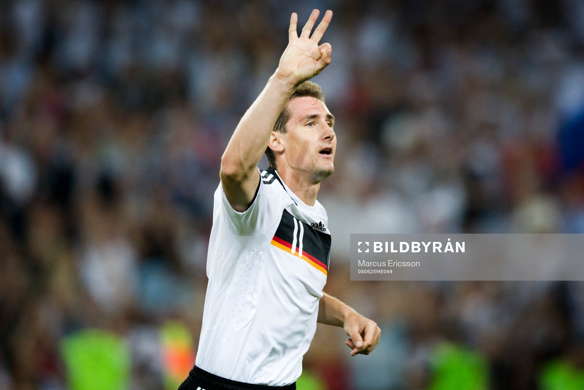  Miroslav Klose, Tyskland, jubel.
