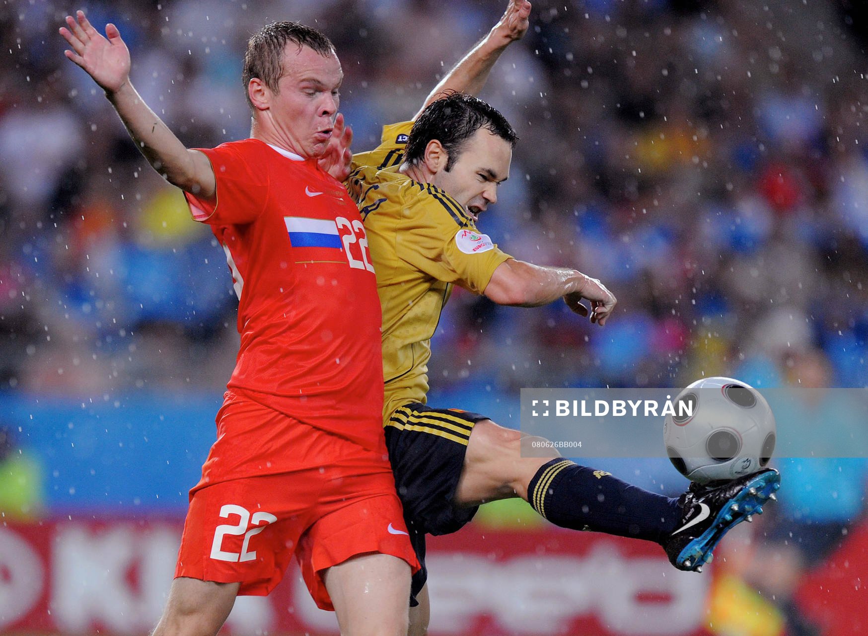 Aleksandr Anyukov och Andres Iniesta