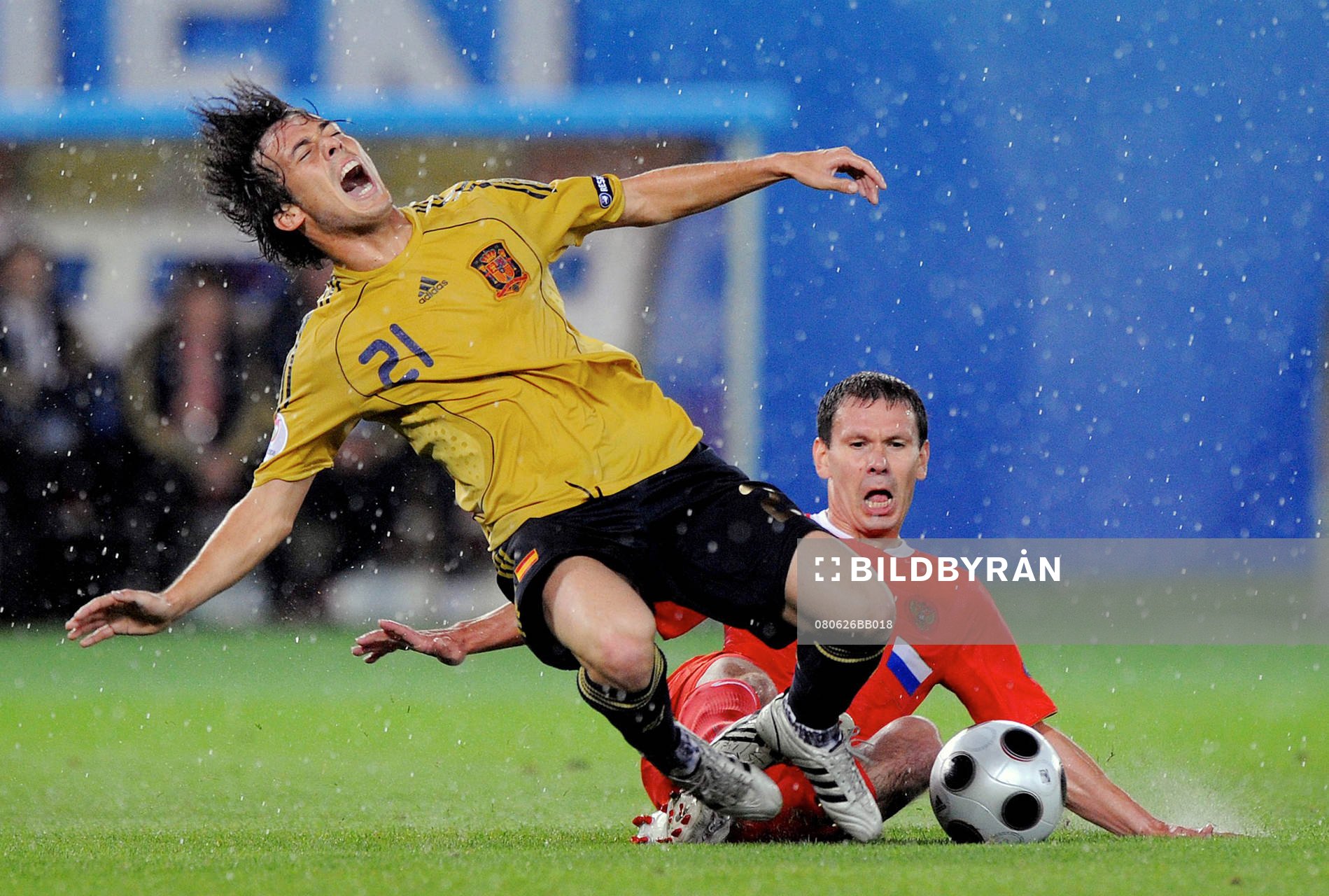 David Silva och Konstantin Zyryanov