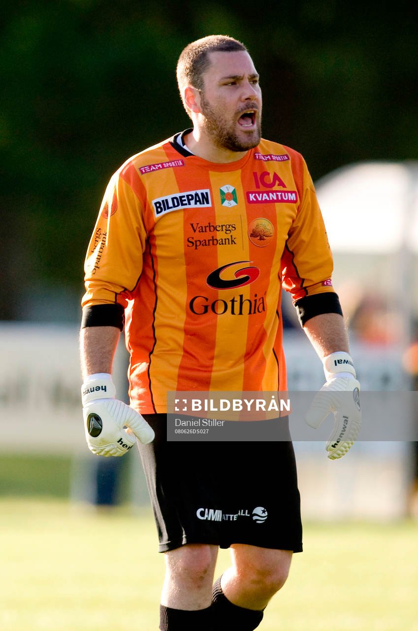 Peter Dahlberg, målvakt Varbergs BoIS