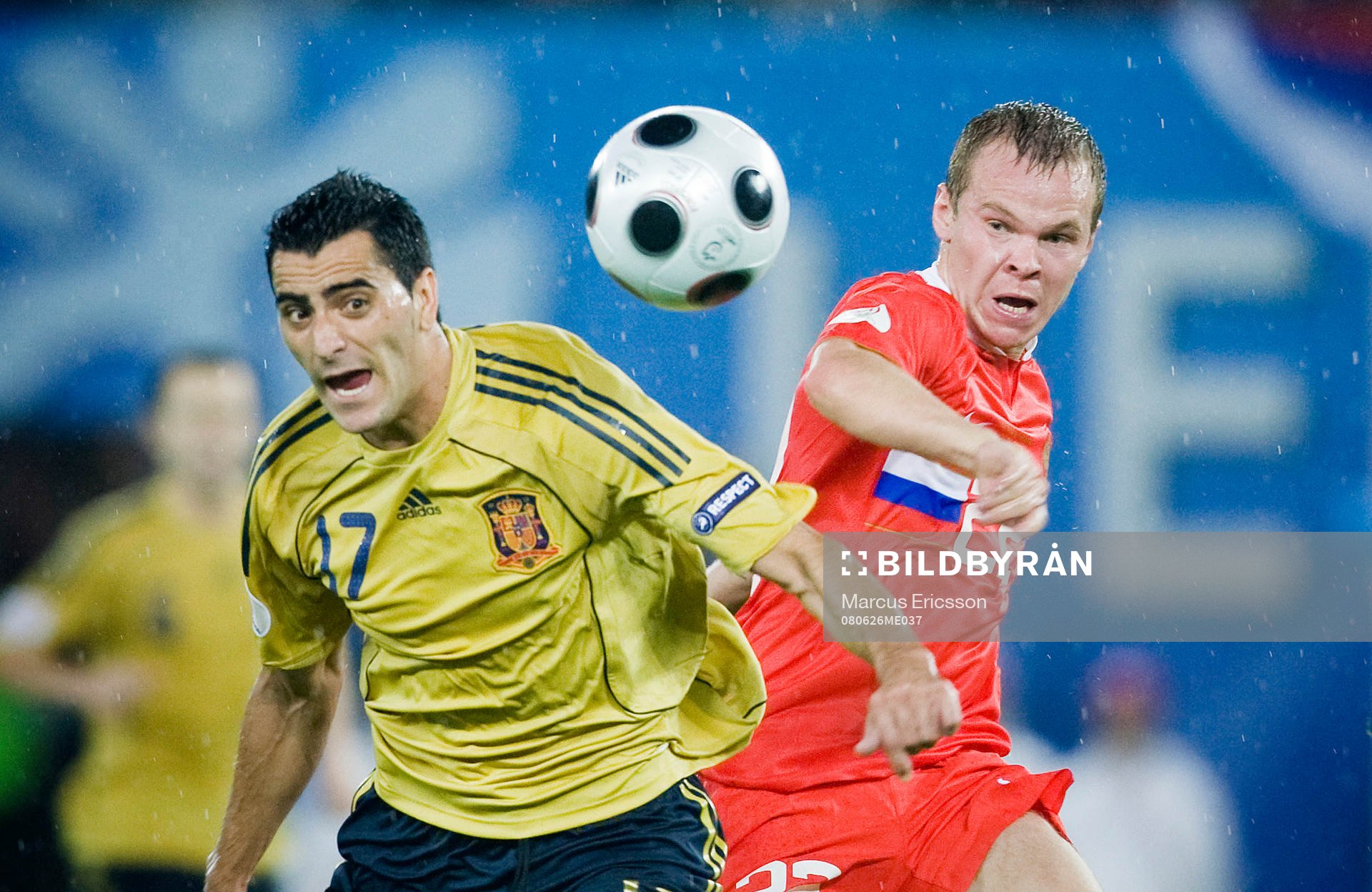 David Güiza, Spanien och Aleksandr Anyukov, Ryssland