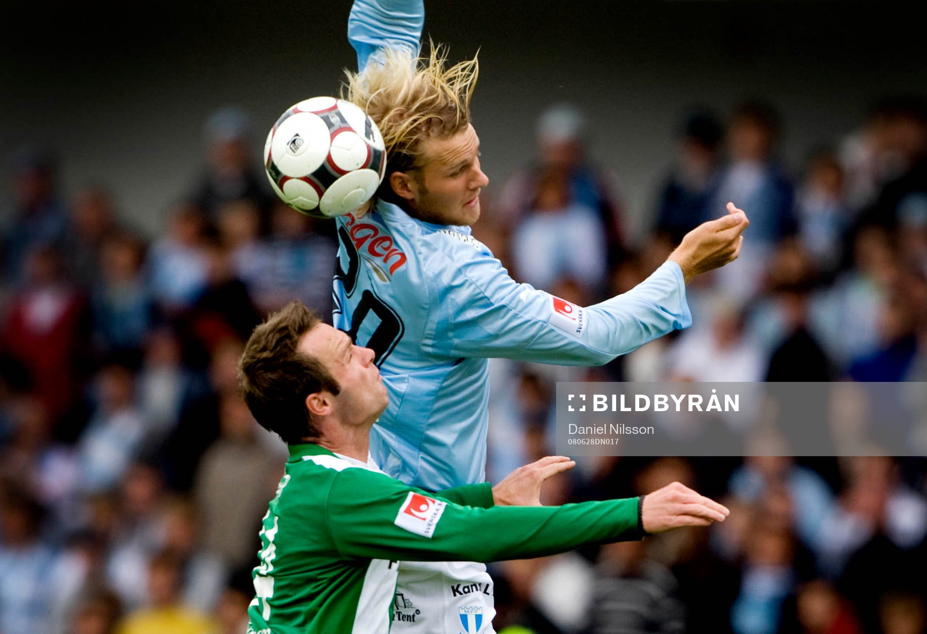Ola Toivonen, malmö och Mikkel Jensen, hammarby
