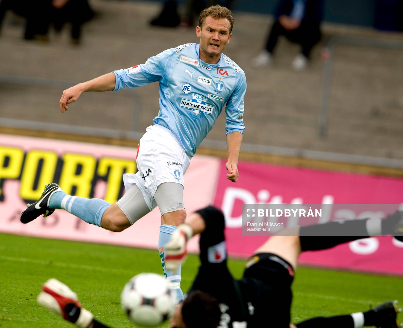 Jonatan Johanssion, malmö, Rami Shaaban, målvakt hammarby