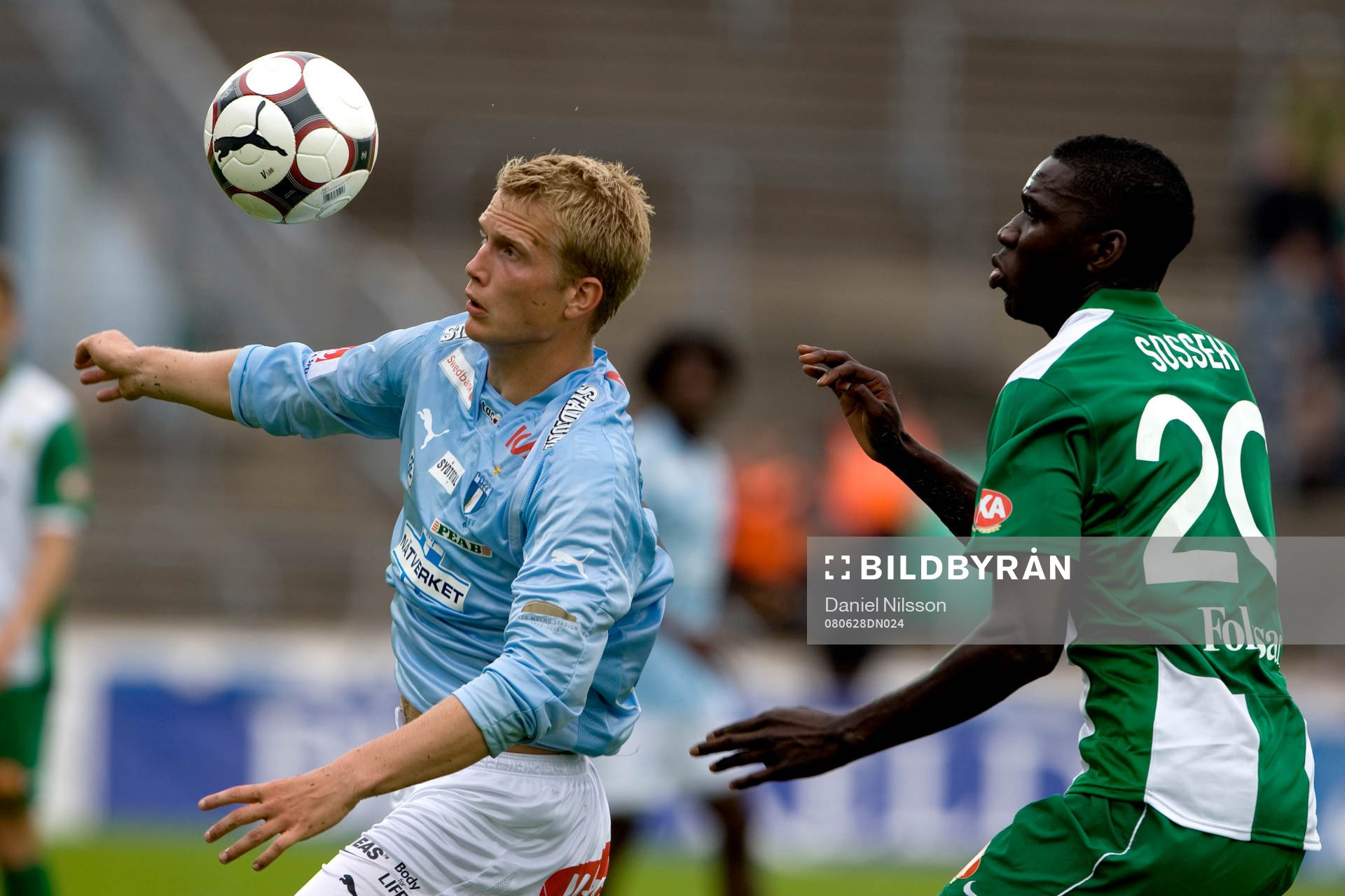 Joakim Nilsson, Malmö och Alagie Sosseh, Hammarby