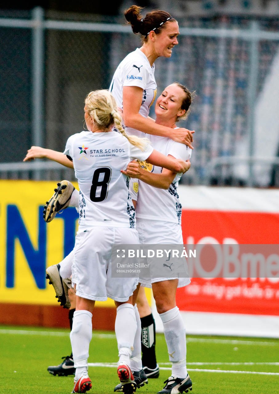 Frida Nordin, Therese Sjögran, Therese Lundin, LdB Malmö,