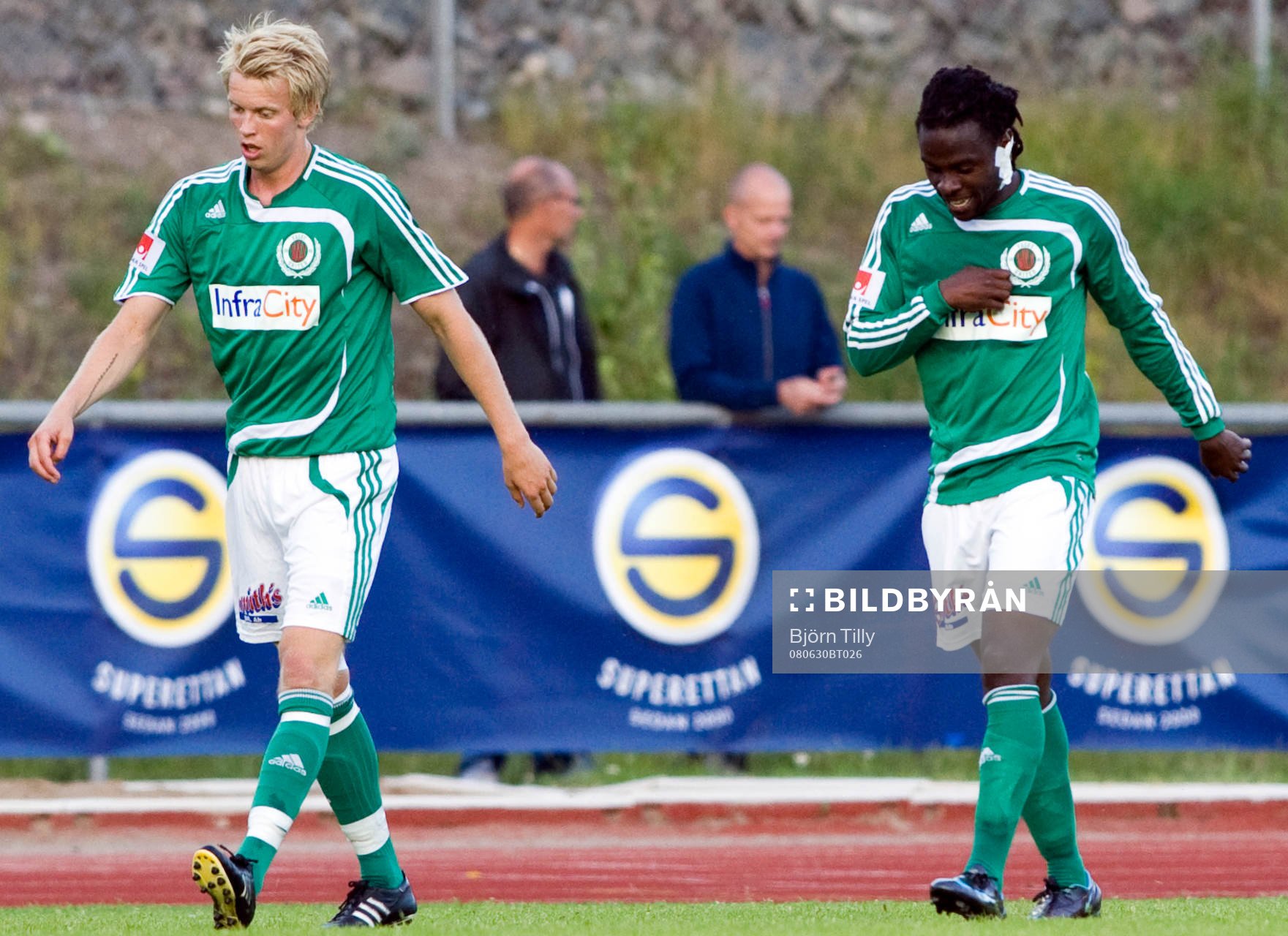  Mikael Thorstensson och Martin Kayongo-Mutumba, Väsby.  