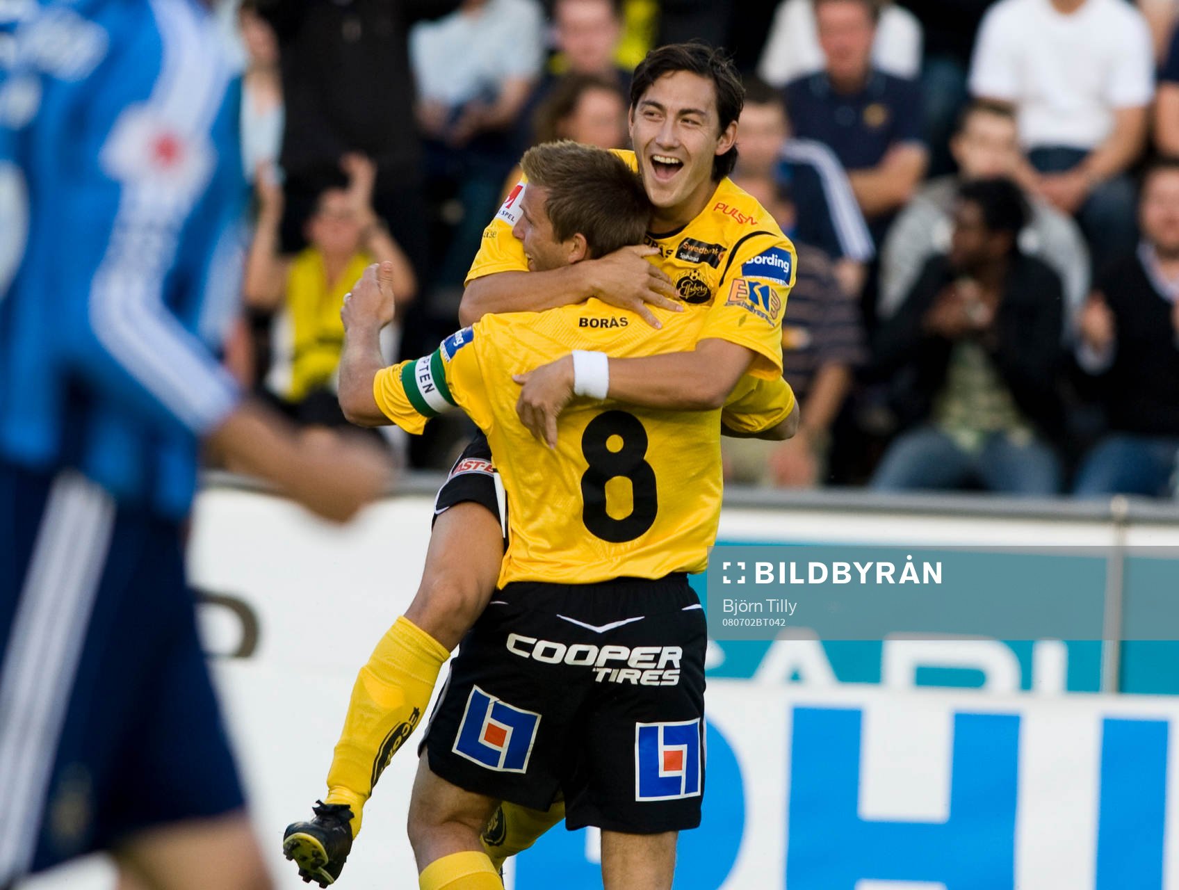Stefan Ishizaki, och Anders Svensson, Elfsborg, jubel