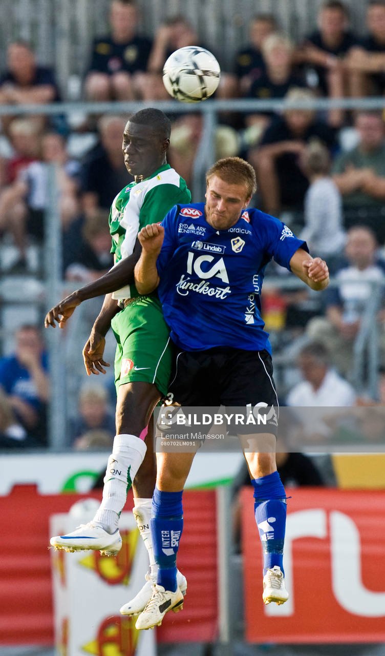 Alagie Sosseh och Jesper Westerberg. Nickduell