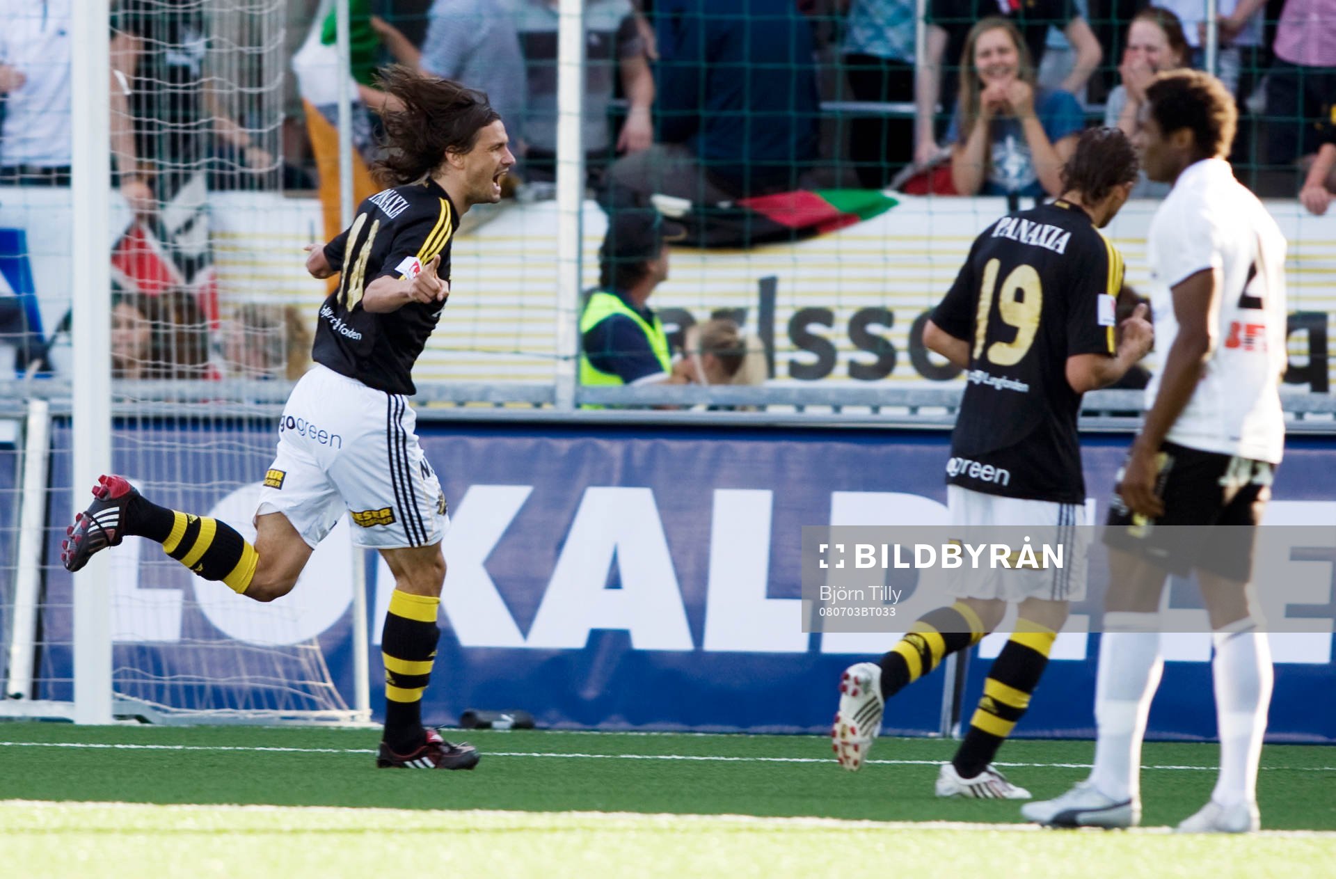 Iván Óbolo, AIK, jubel