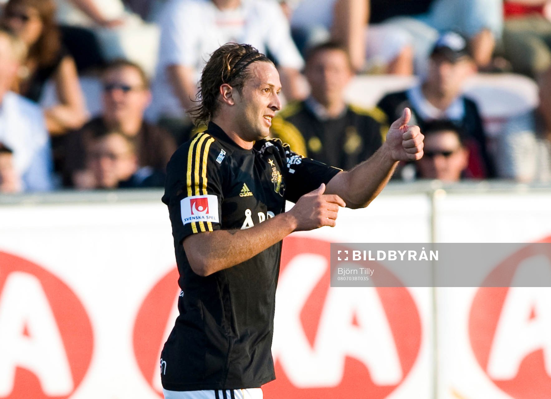  Jorge Anchén, AIK, jubel.    
