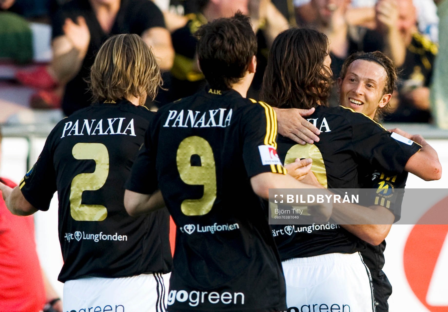 Jorge Anchén, AIK, jubel