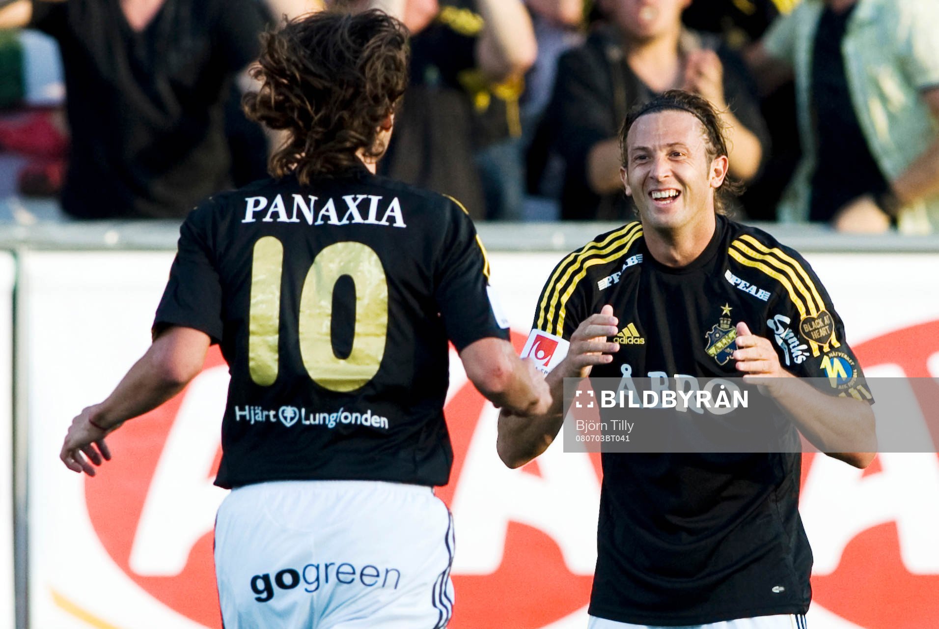 Jorge Anchén, AIK, jubel