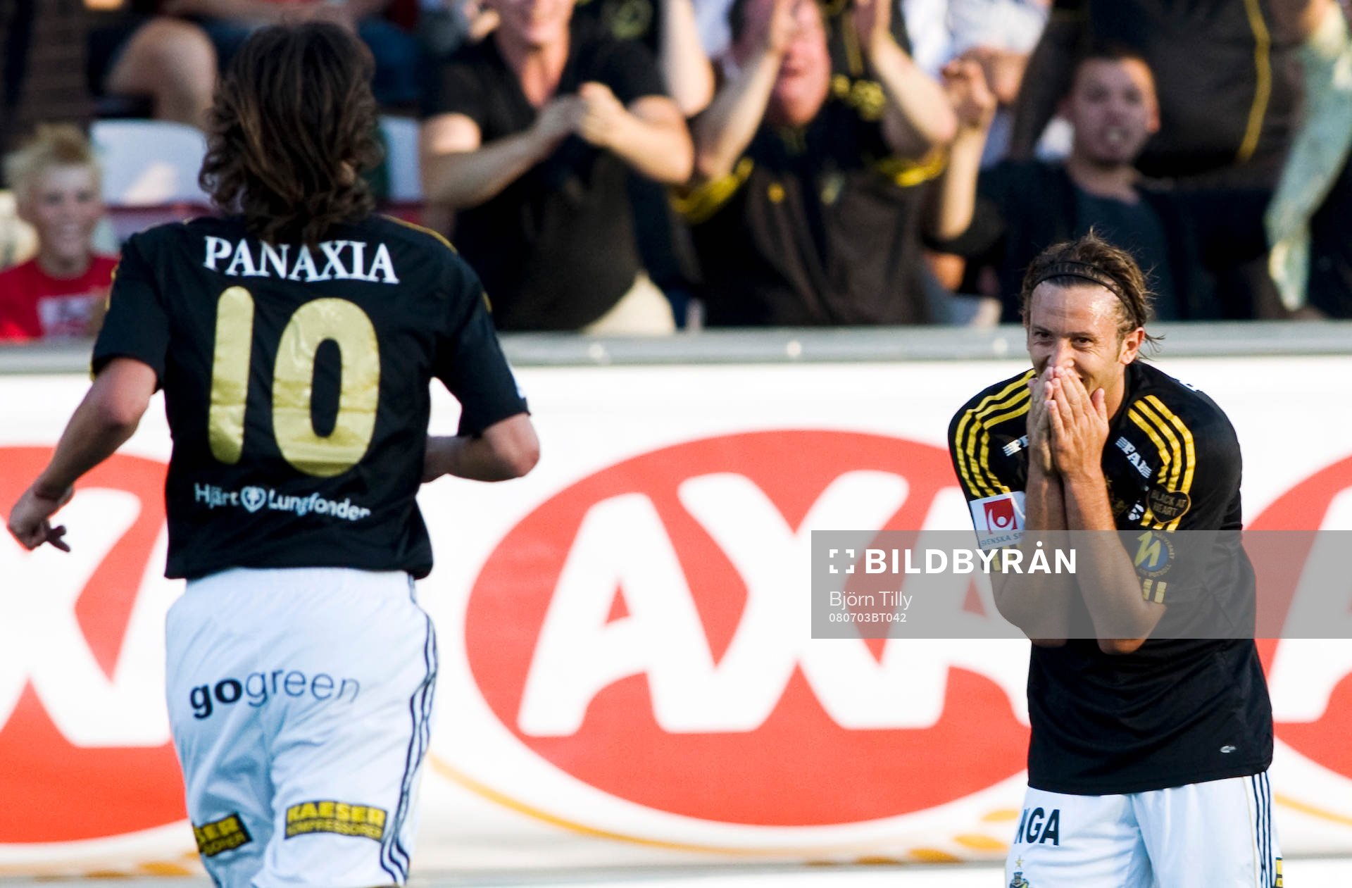 Jorge Anchén, AIK, jubel