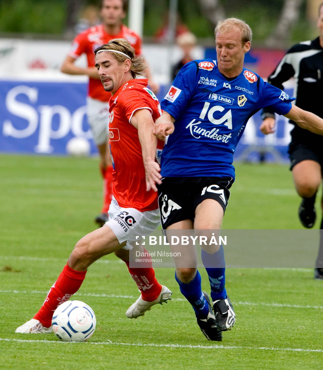 Andreas Johansson, Halmstad och Cesar Santin, Kalmar