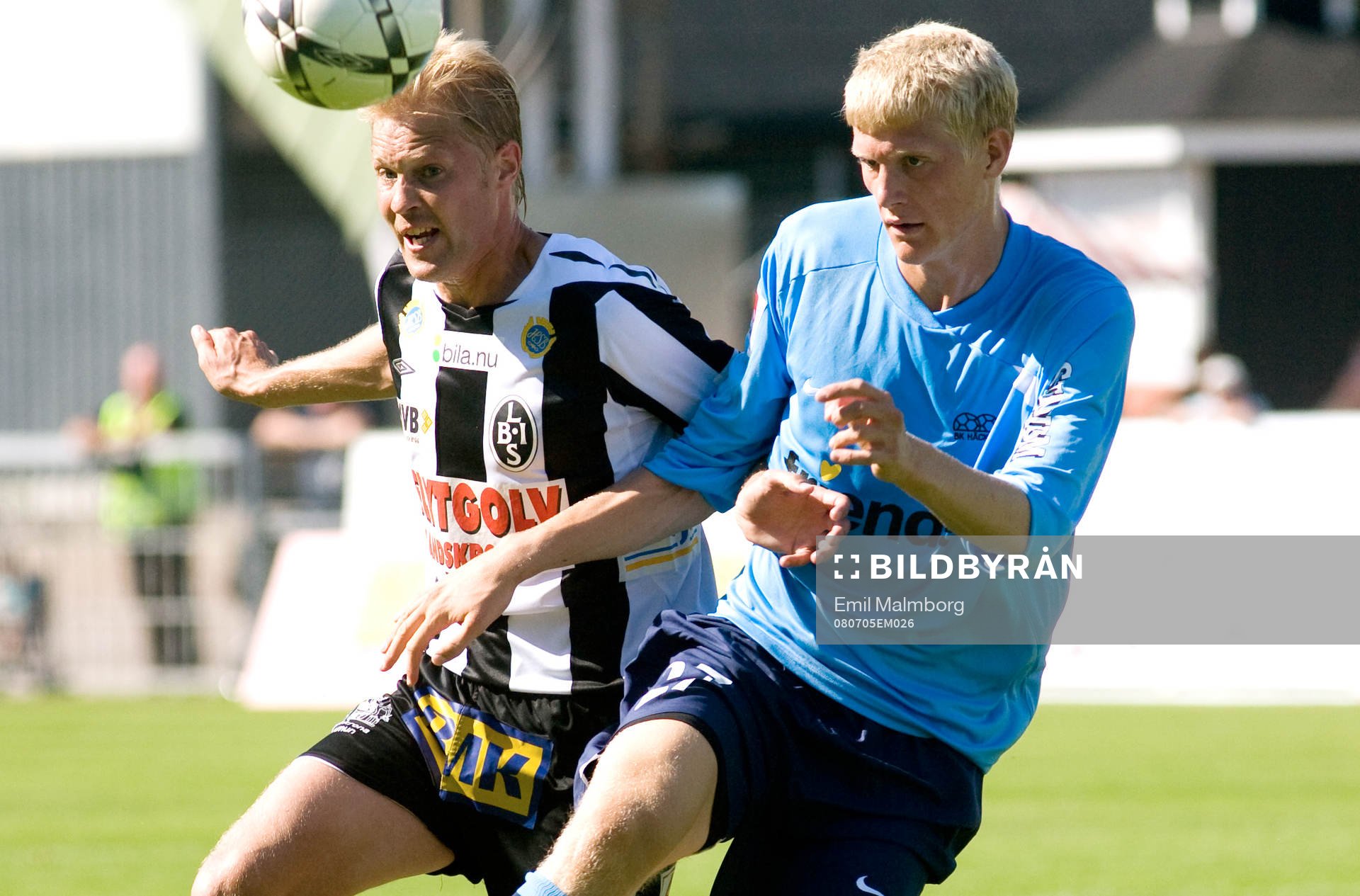 Matthias Eklund, Landskrona, och Tom Söderberg, Häcken