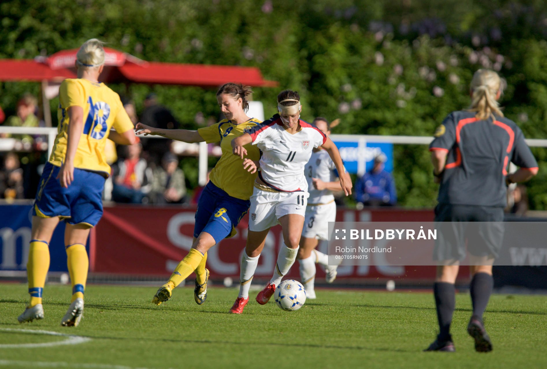 Carli Lloyd, USA och Lotta Schelin, Sverige