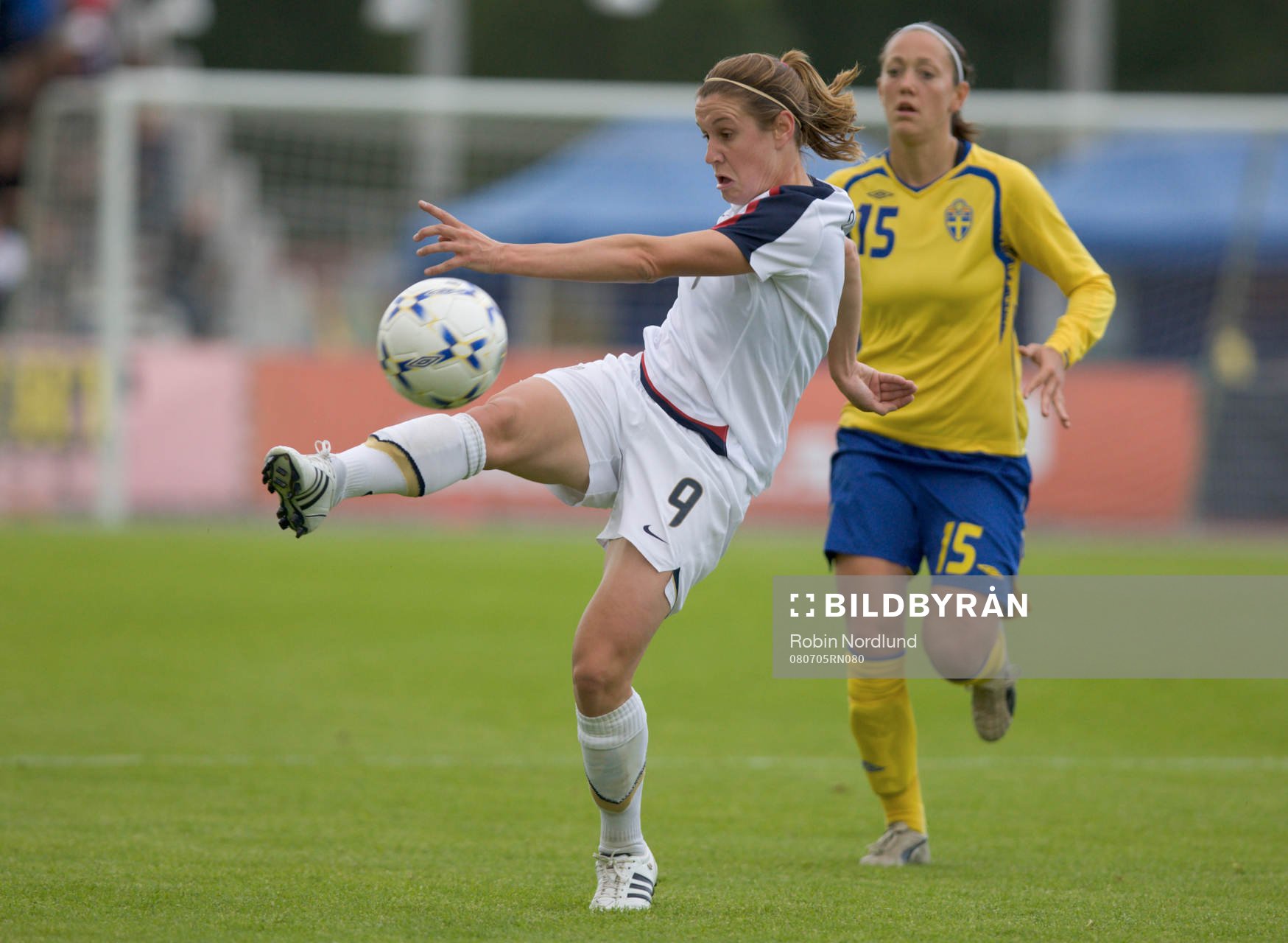Heather O´Reilly, USA och Therese Sjögran, Sverige