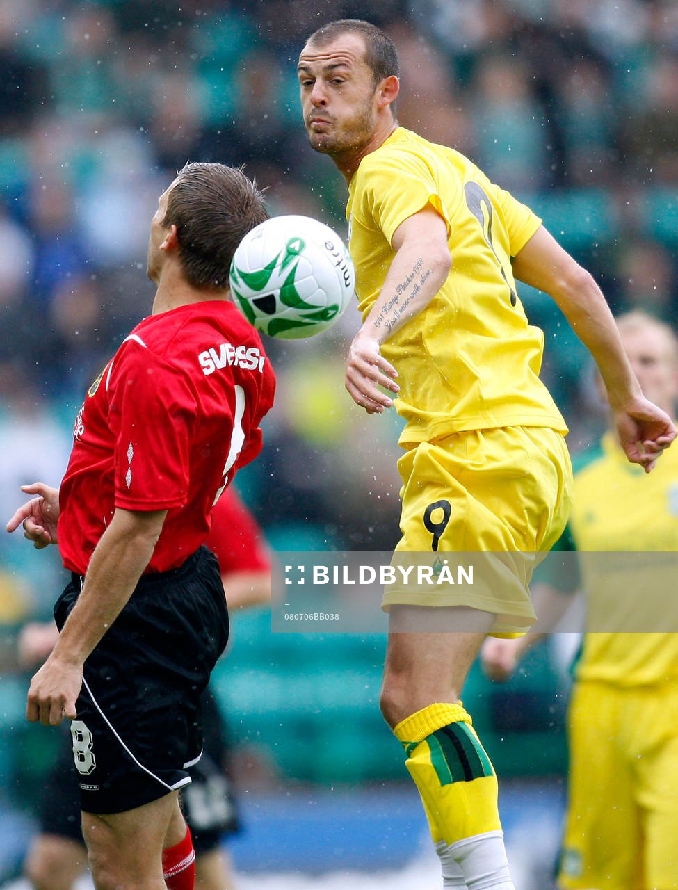 Steven Fletcher, Hibernian och Anders Svensson, Elfsborg