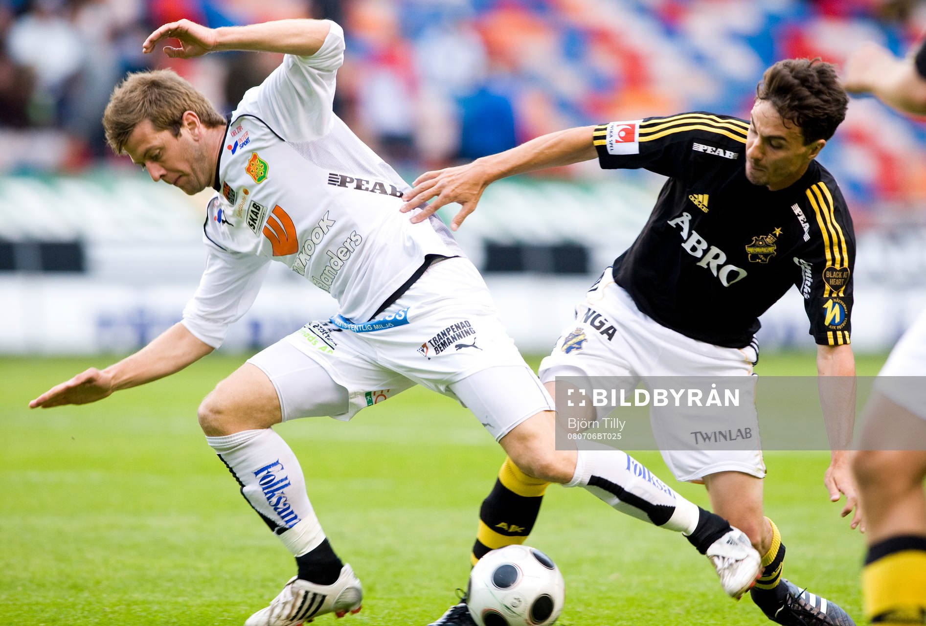 Johann Gudmundsson, GAIS och Daniel Mendes, AIK