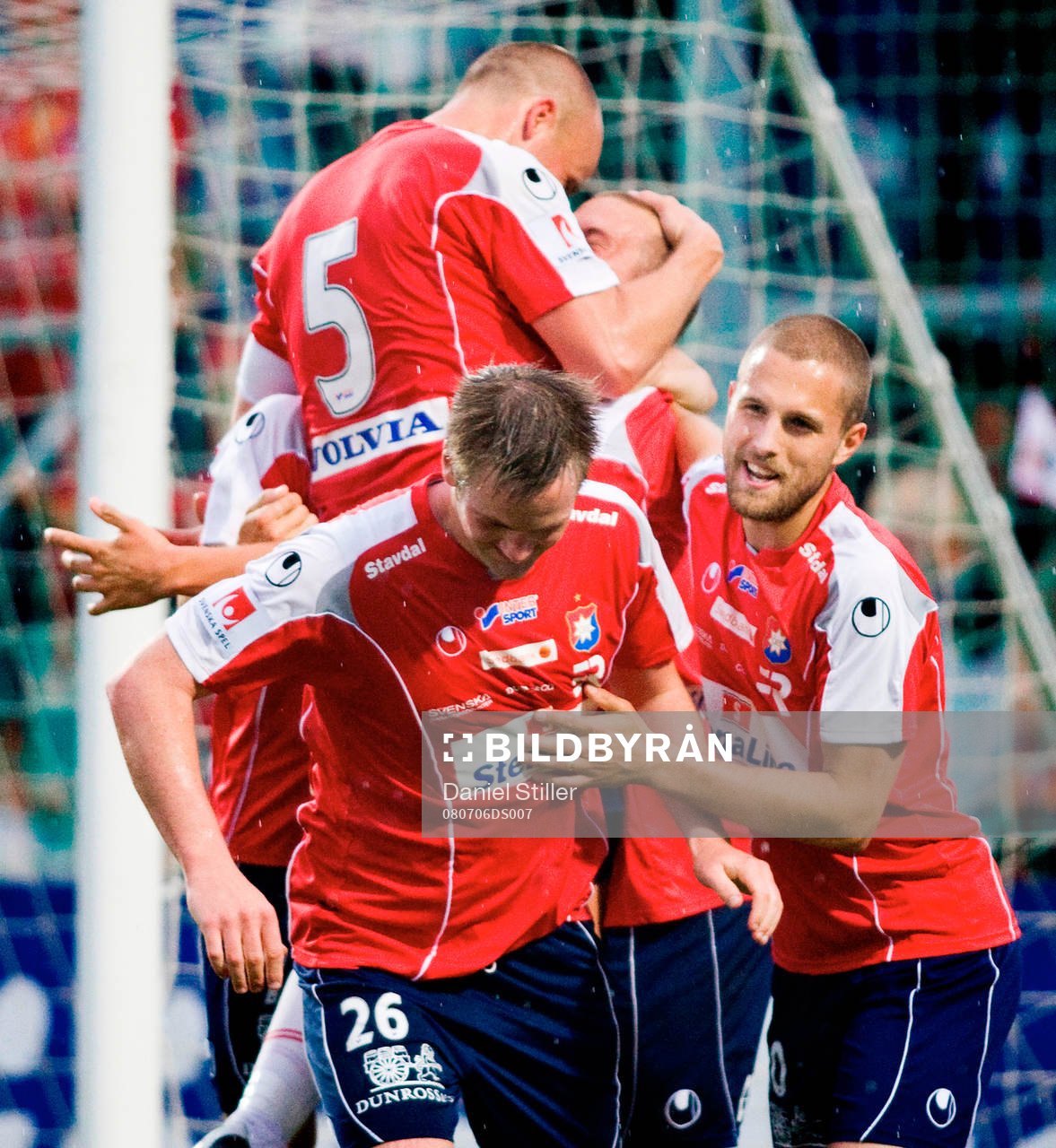 Alexander Mellqvist, Patrik Elmander, Dennis Jonsson,